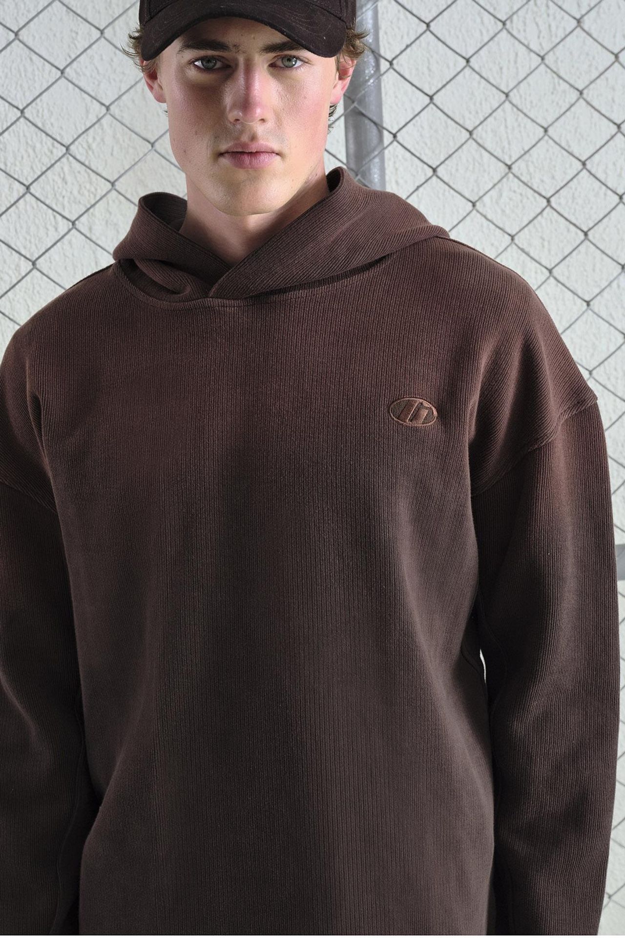 GIESTO Hooded Oversized Knitted Sweatshirt 5