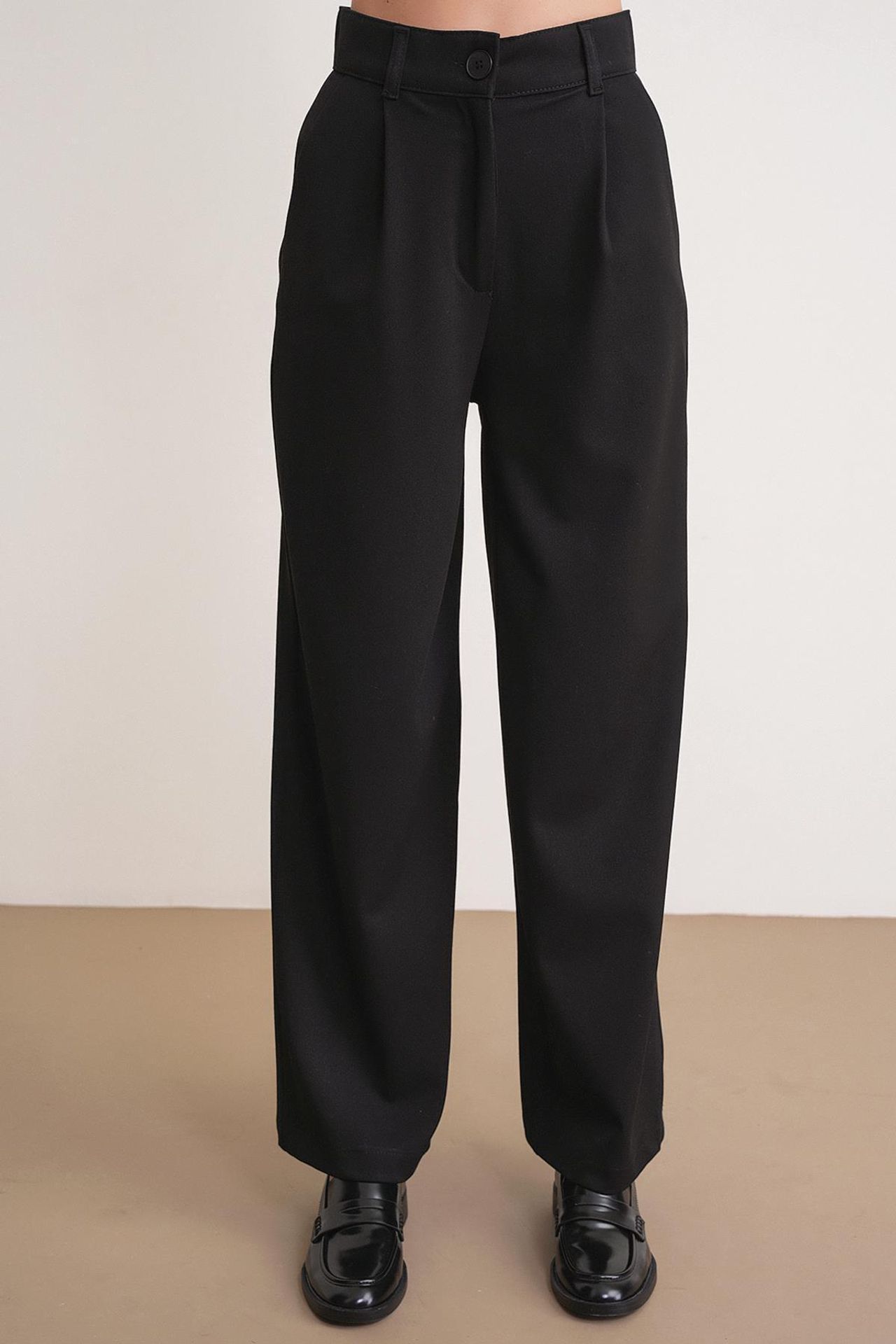 Mixray Pleated Palazzo Pants with Pockets 5