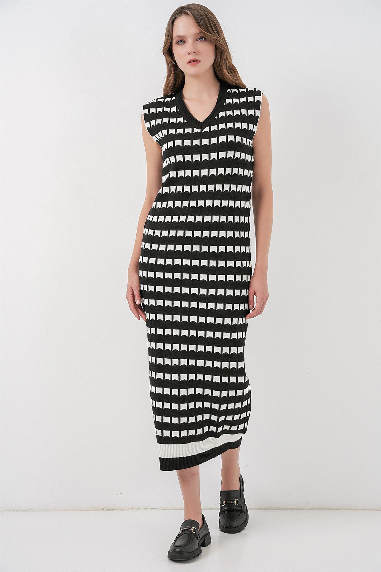 BDART Patterned Knitwear Midi Dress 1