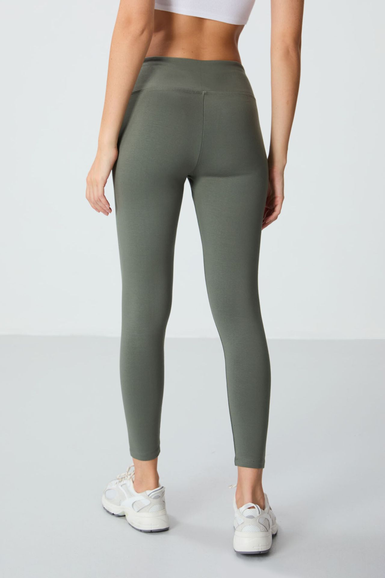 TOMMY High-Waist Cotton Blend Leggings 6