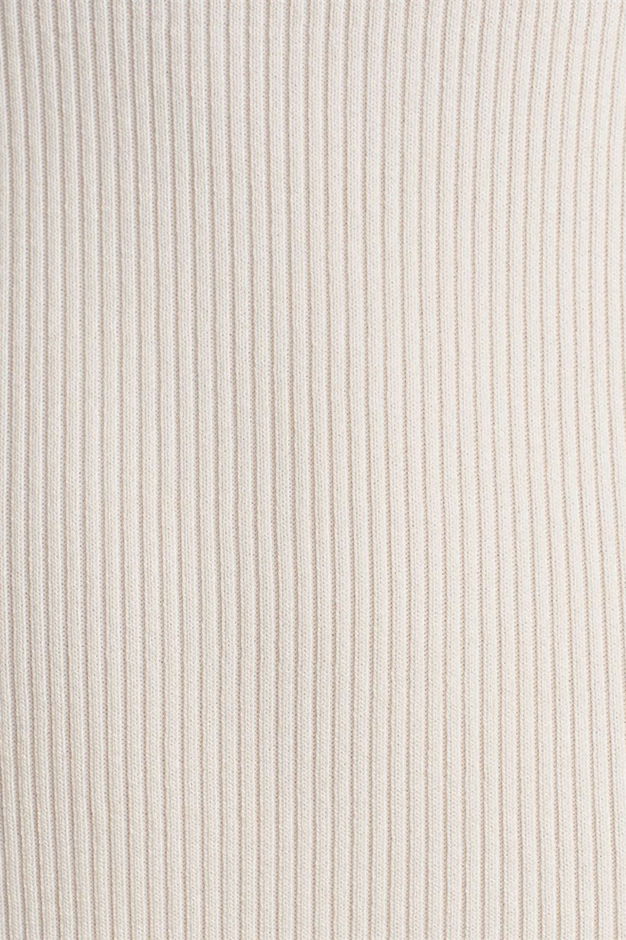 DILVIN Ribbed Halter Midi Bodycon Dress 4