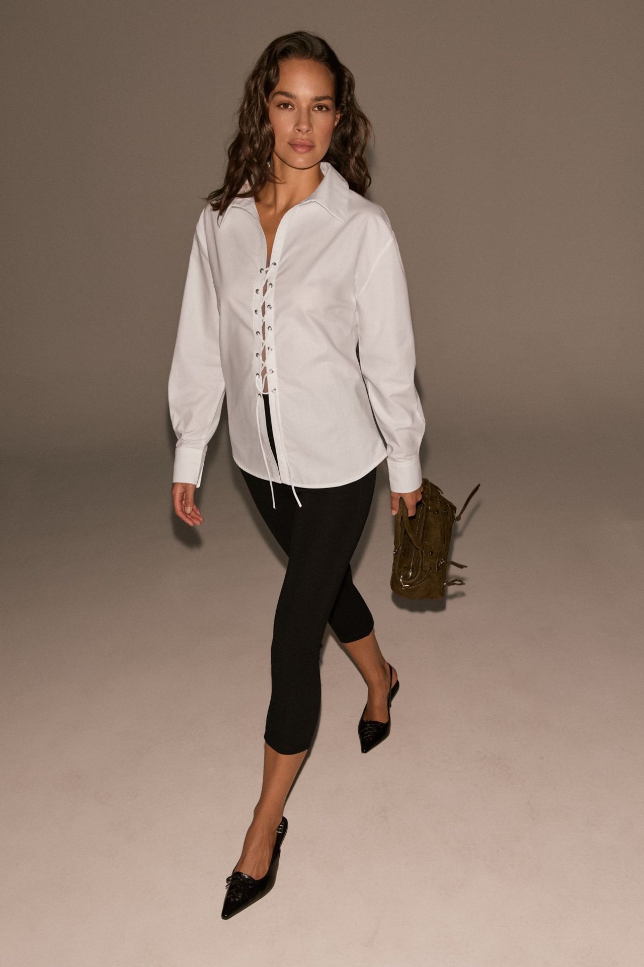 GRIMELANGE Classic Button Front Shirt 6