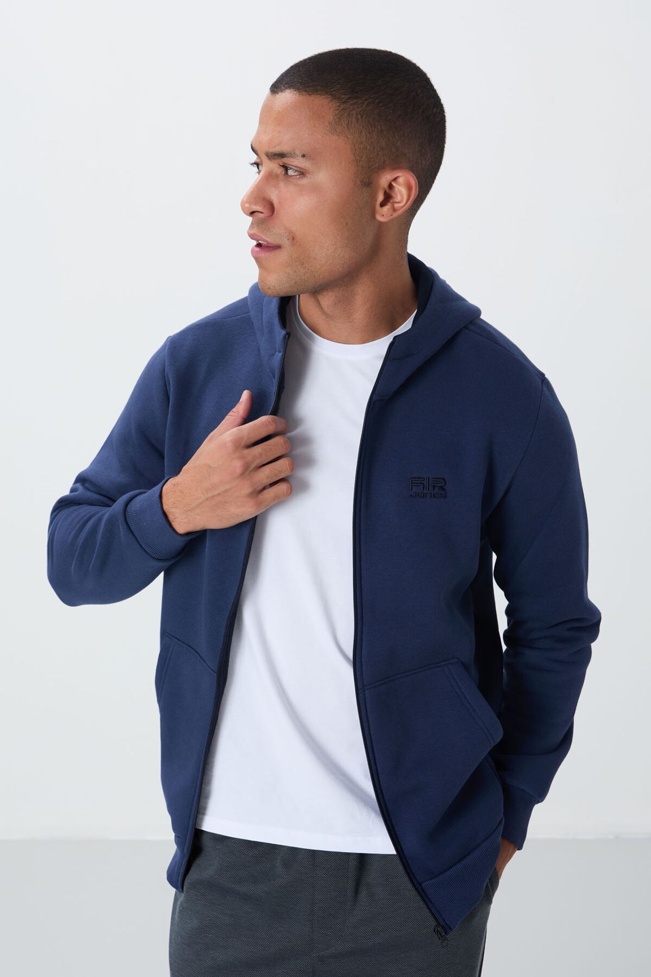 TOMMY Men's Hooded Zip Sweatshirt 4