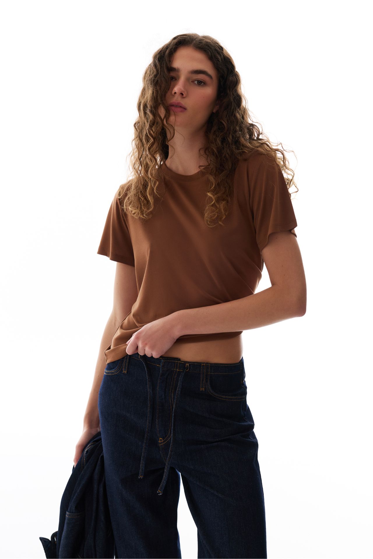 PENTI Women's Modal T-Shirt Crew Neck 2