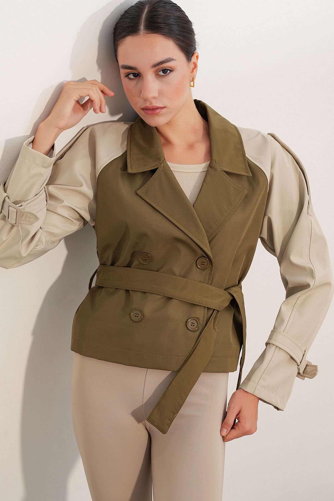 BDART Short Belted Trench Coat