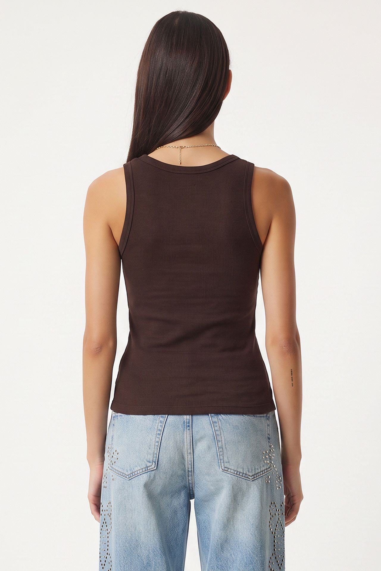 ISTANBUL 3-Pack Ribbed Cotton Cami Tops 4