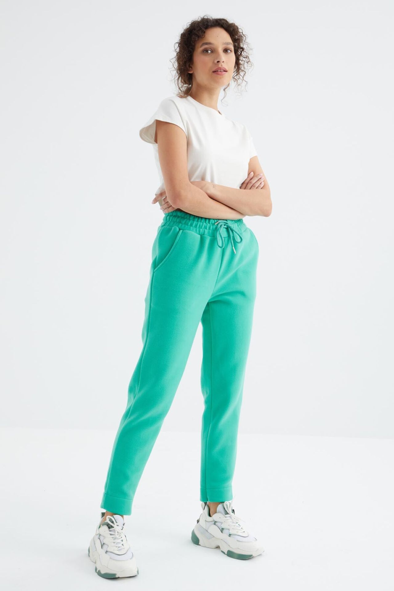 TOMMY Women's High Waist Jogger Sweatpants 6