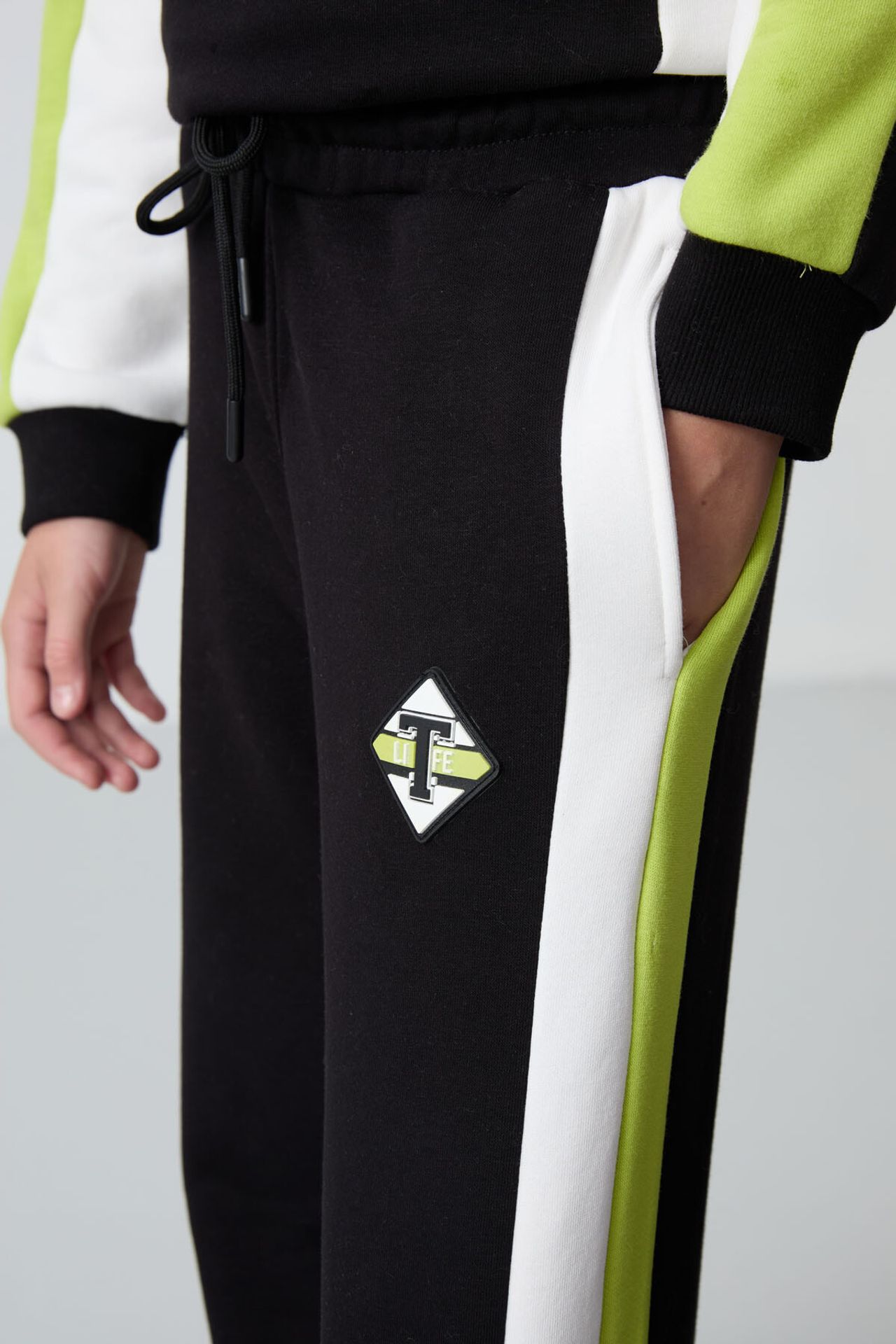 TOMMY Color Blocked Wide Leg Tracksuit Set 6