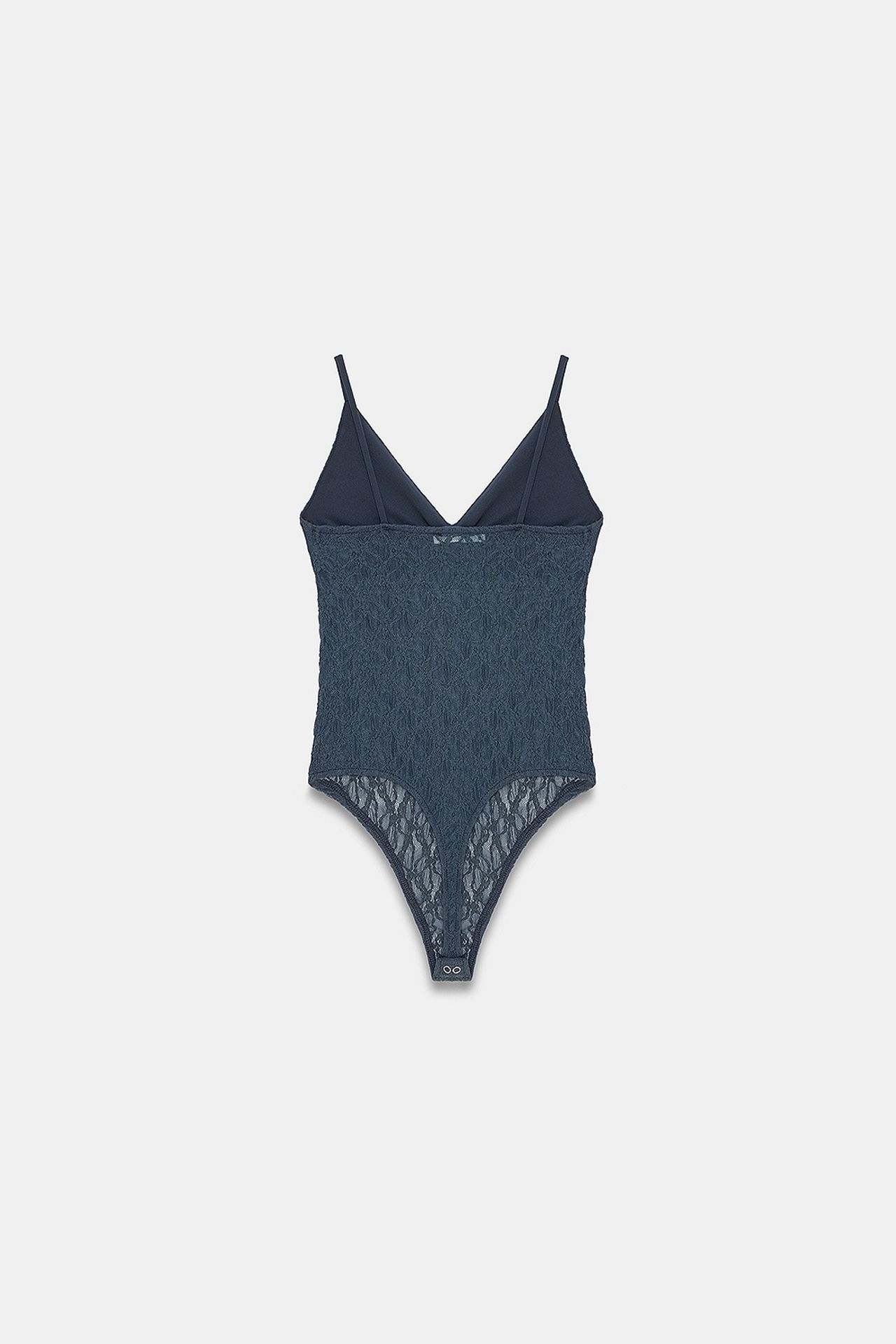 DILVIN Dantelli Kolsuz Body Bluz 6