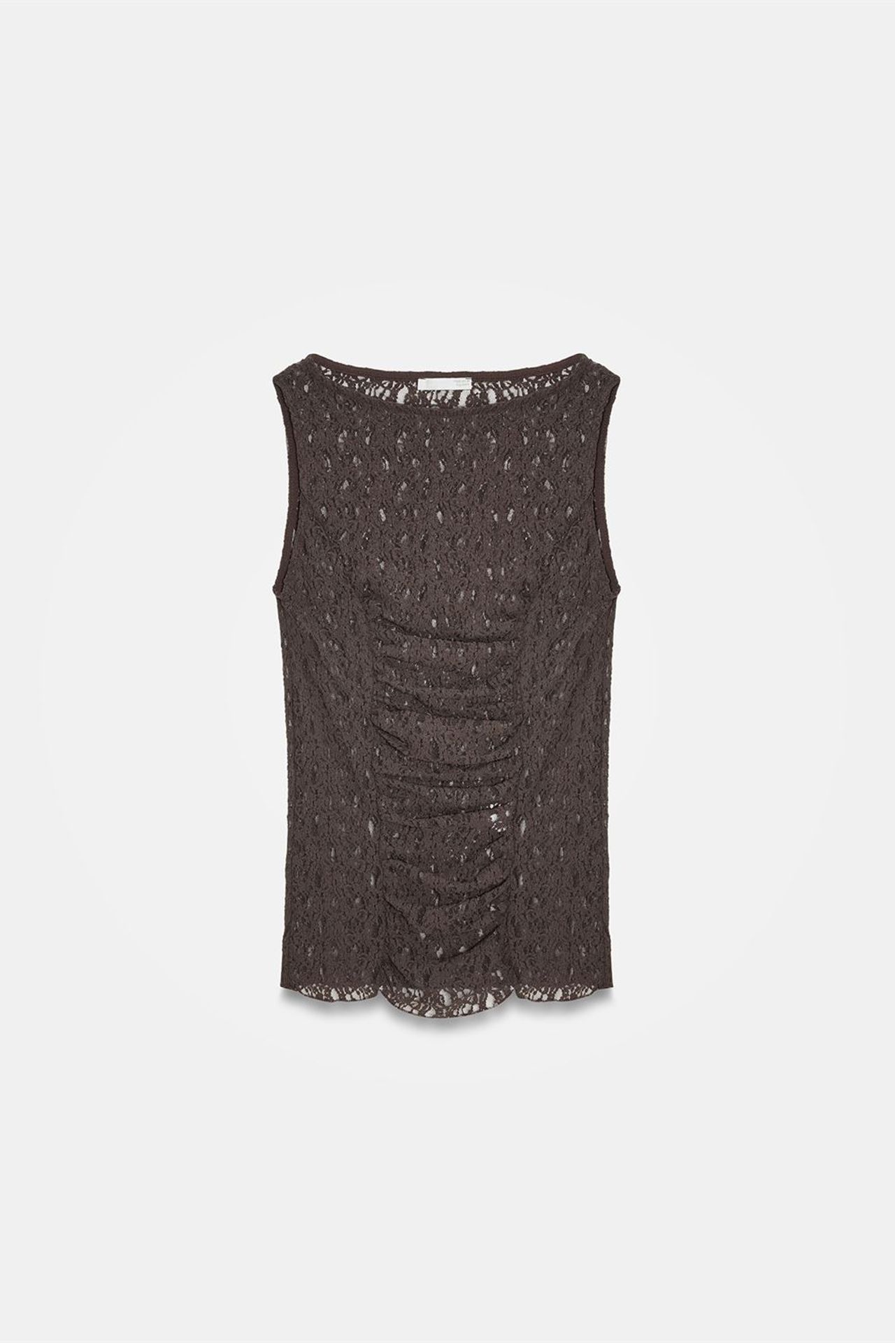 DILVIN Fitted Lace Sleeveless Blouse 5