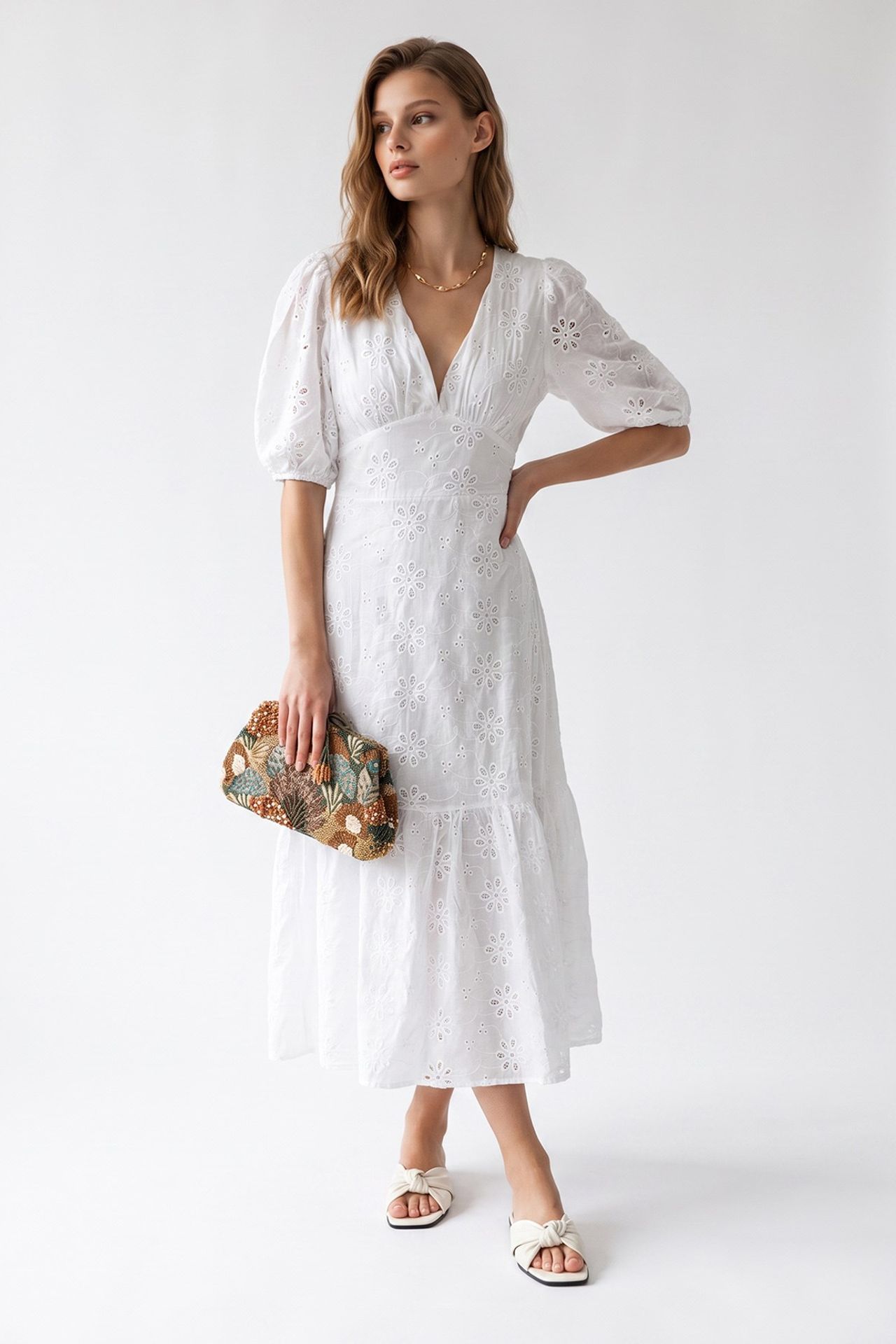 MIXRAY Cotton Maxi Dress 4