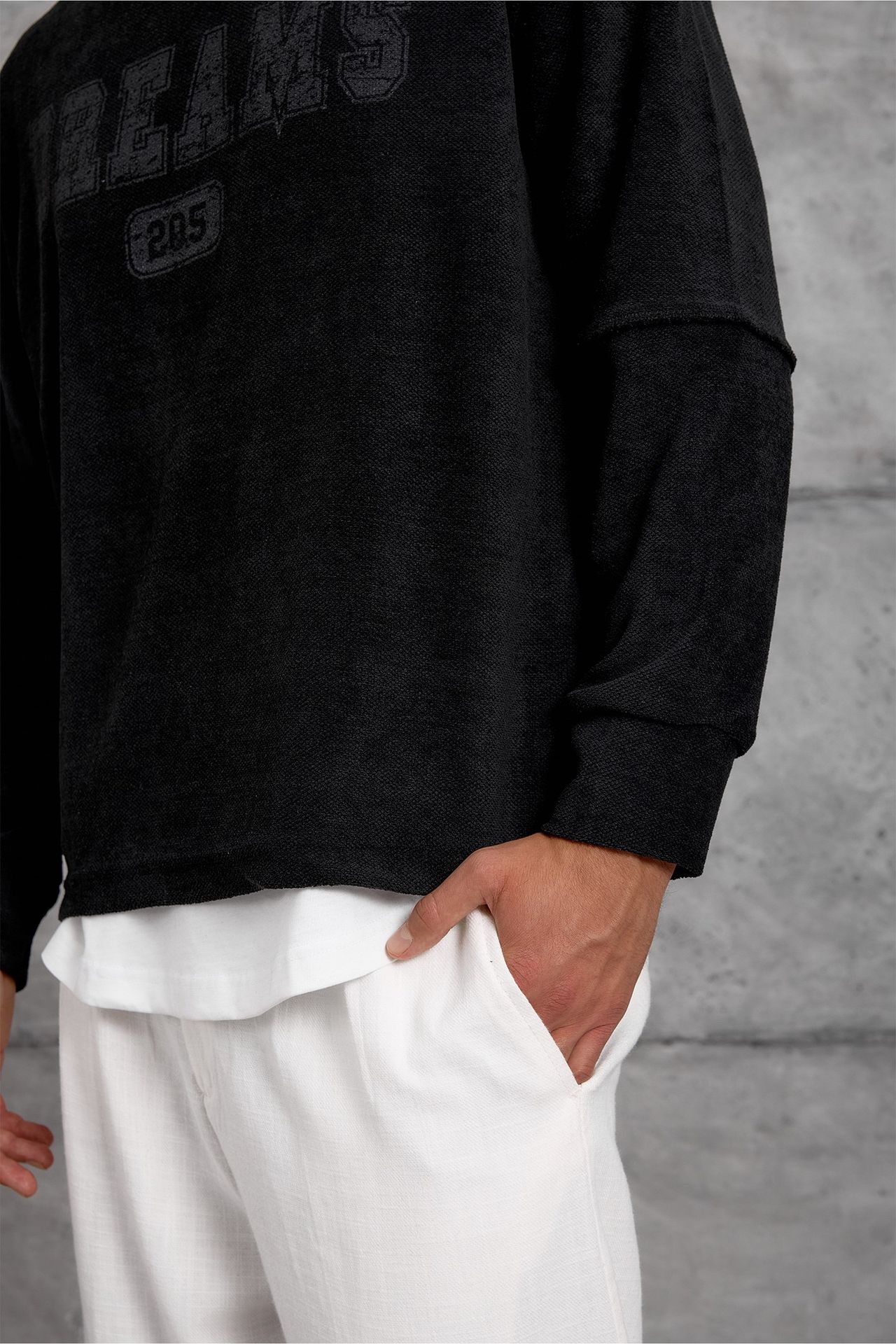 NOMARC Regular Kalıp Bisiklet Yaka Sweatshirt 6