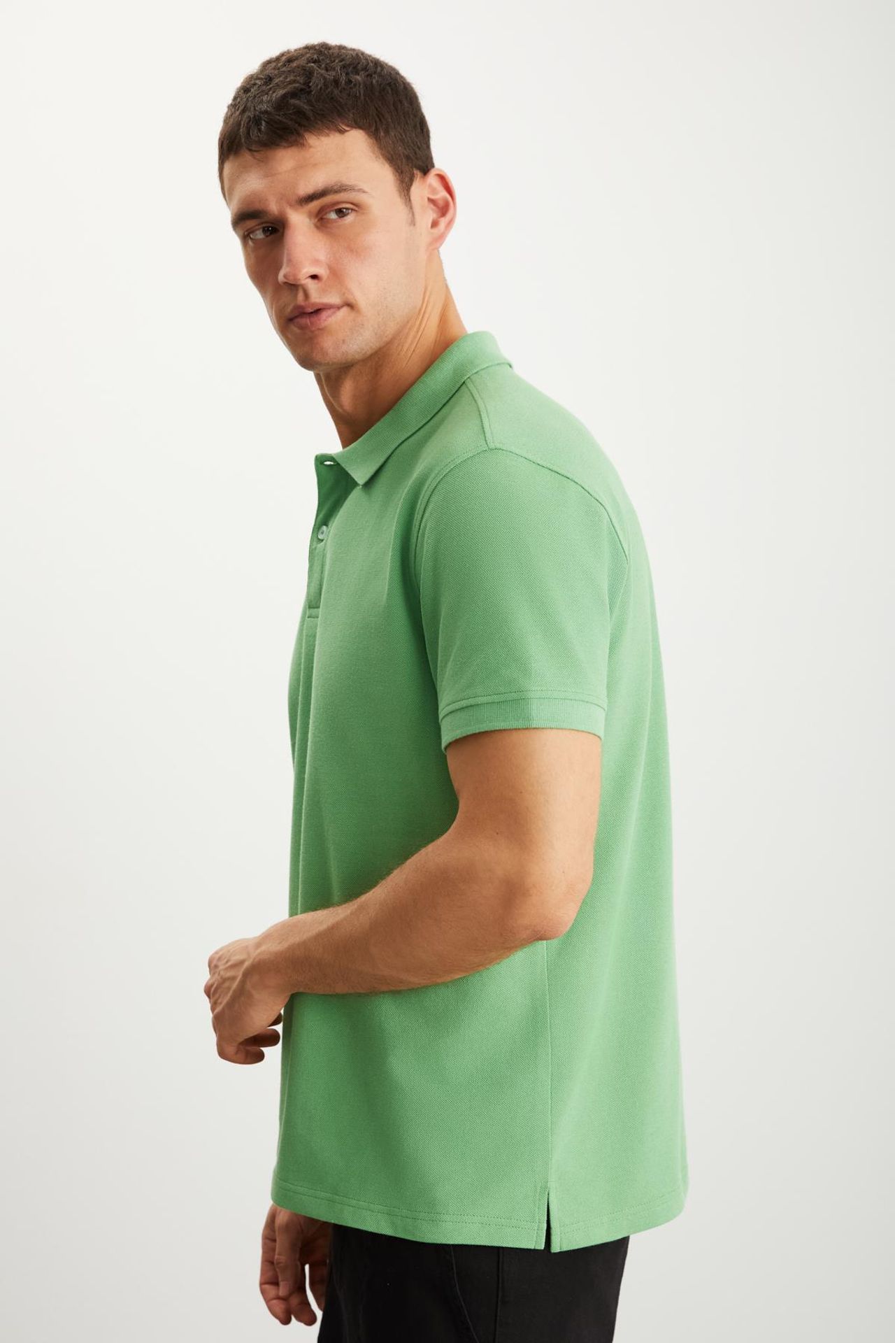 GRIMELANGE Polo Yaka Düğmeli Tişört 5