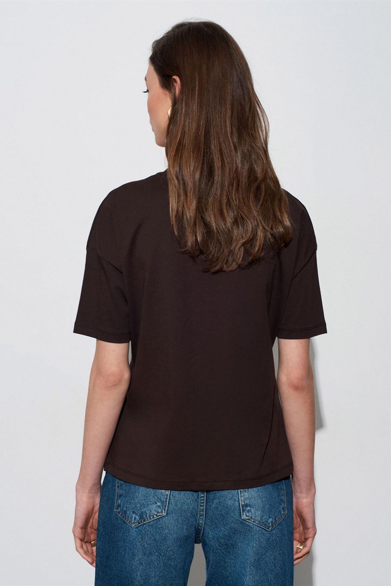 DILVIN Women's Cotton Crew Neck T-Shirt 2