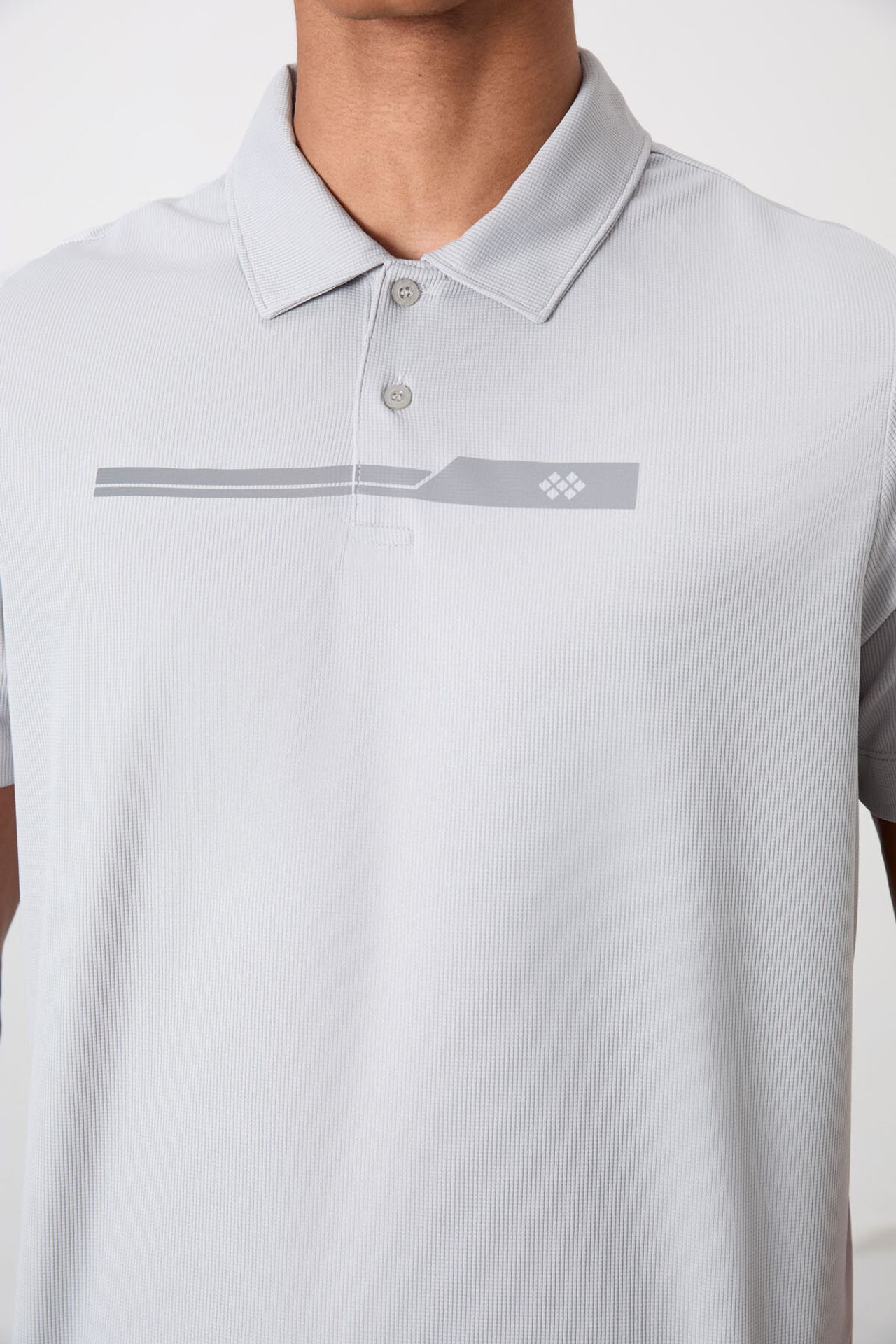 TOMMY Men's Polo Collar Button T-Shirt 3