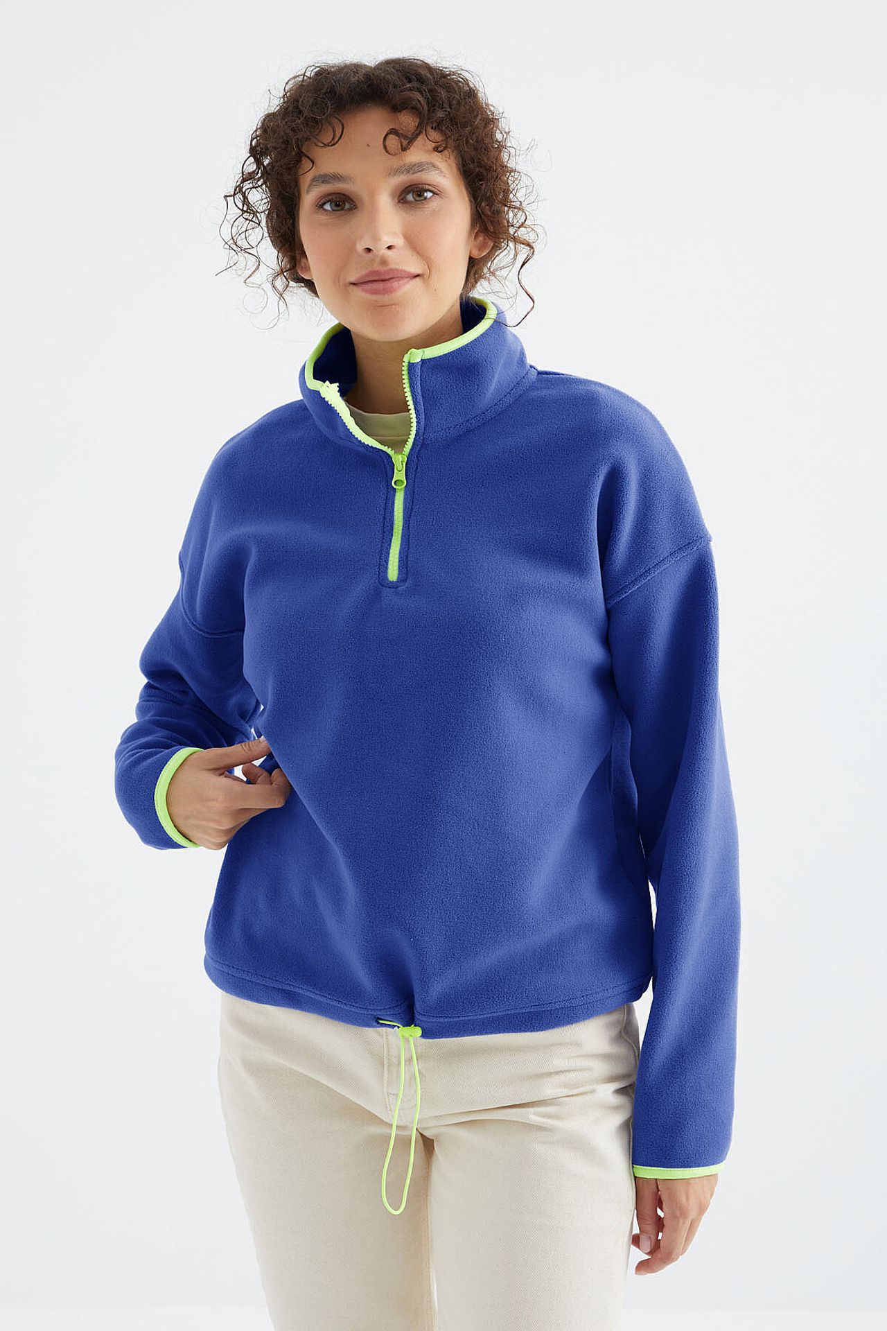 TOMMY Oversized Plush Half-zip Sweatshirt 5