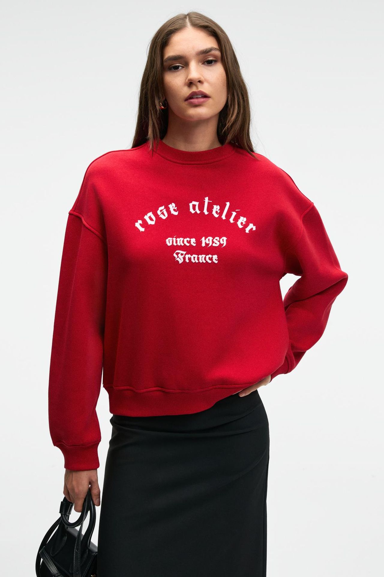 GRIMELANGE Printed Crew Neck Sweatshirt 4