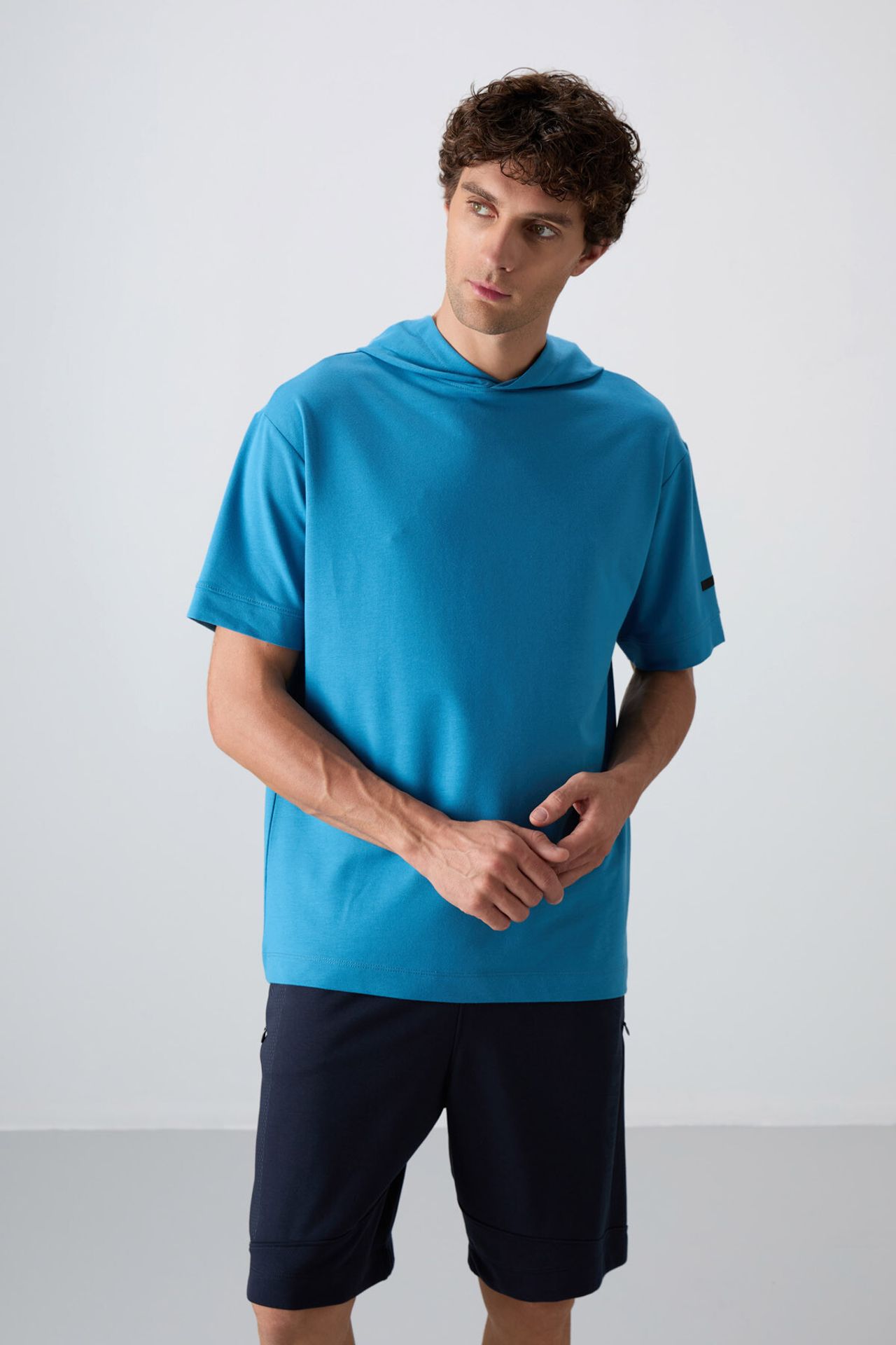 TOMMY Oversized Hooded Short-Sleeve T-Shirt 4