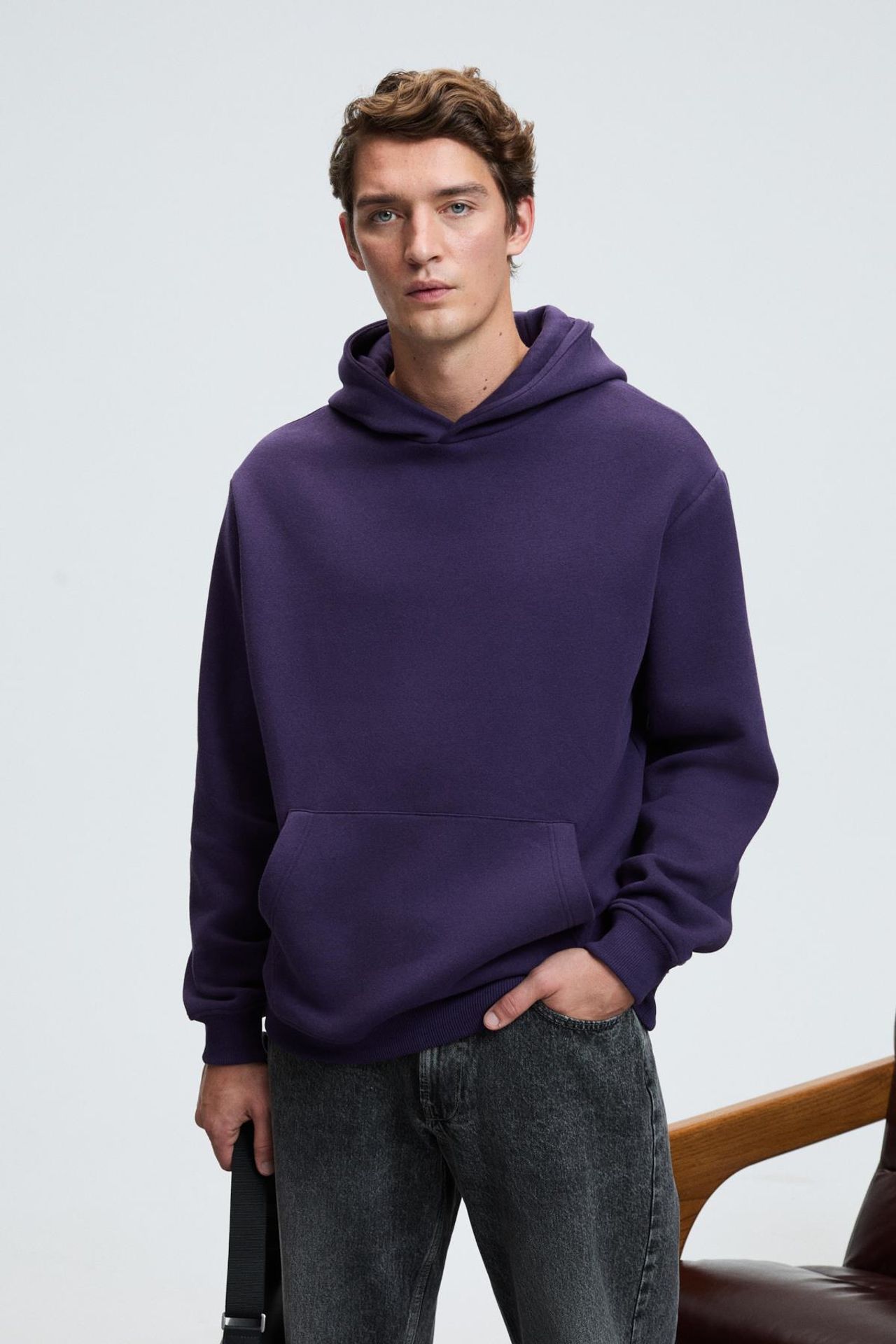 GRIMELANGE Geniş Kesimli Kapüşonlu Cepli Sweatshirt 1