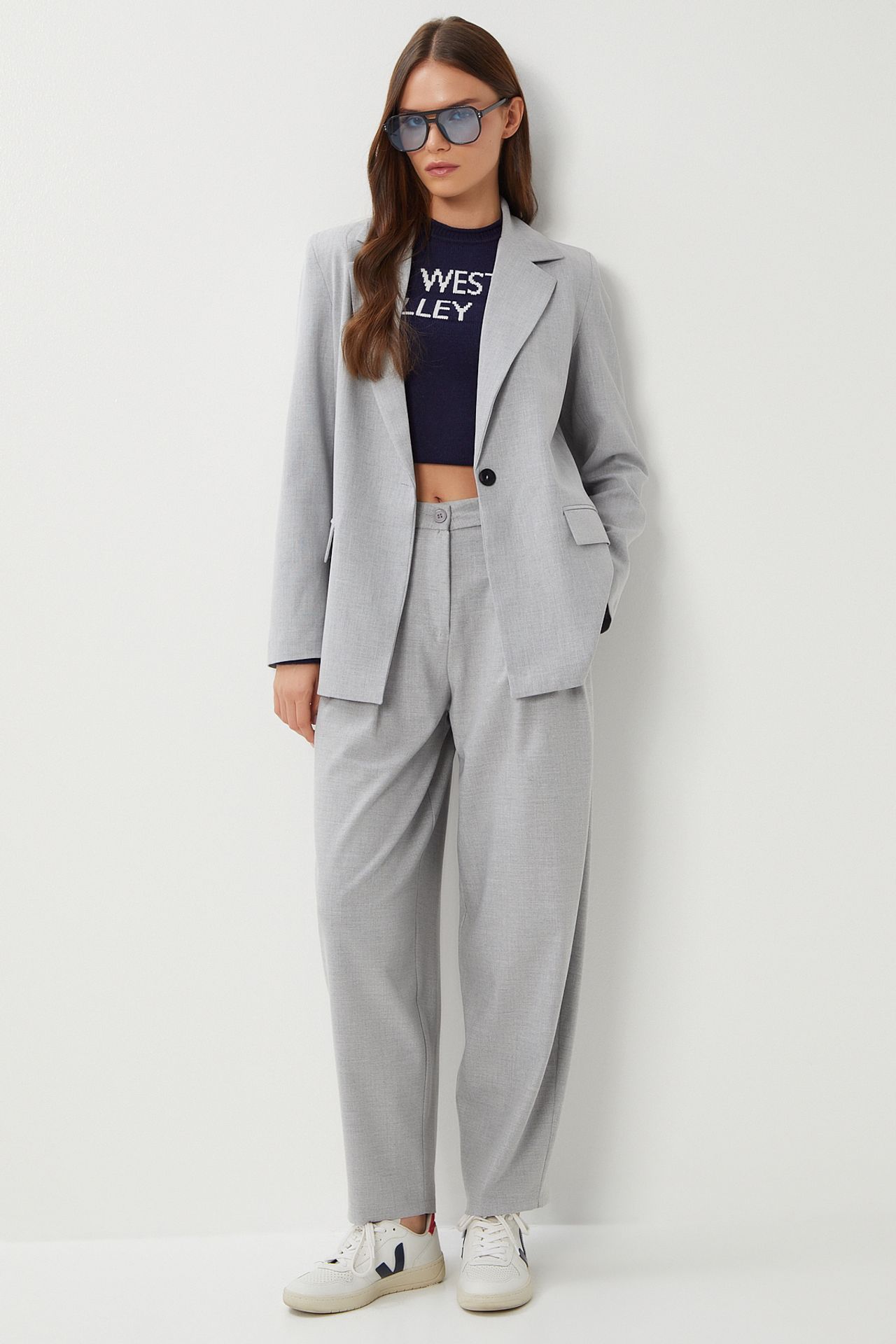 ISTANBUL High Waist Pleated Tailored Trousers 3