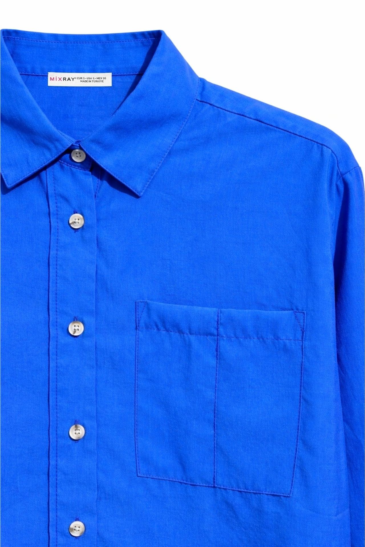 Mixray Relaxed Fit Shirt with Pocket 2