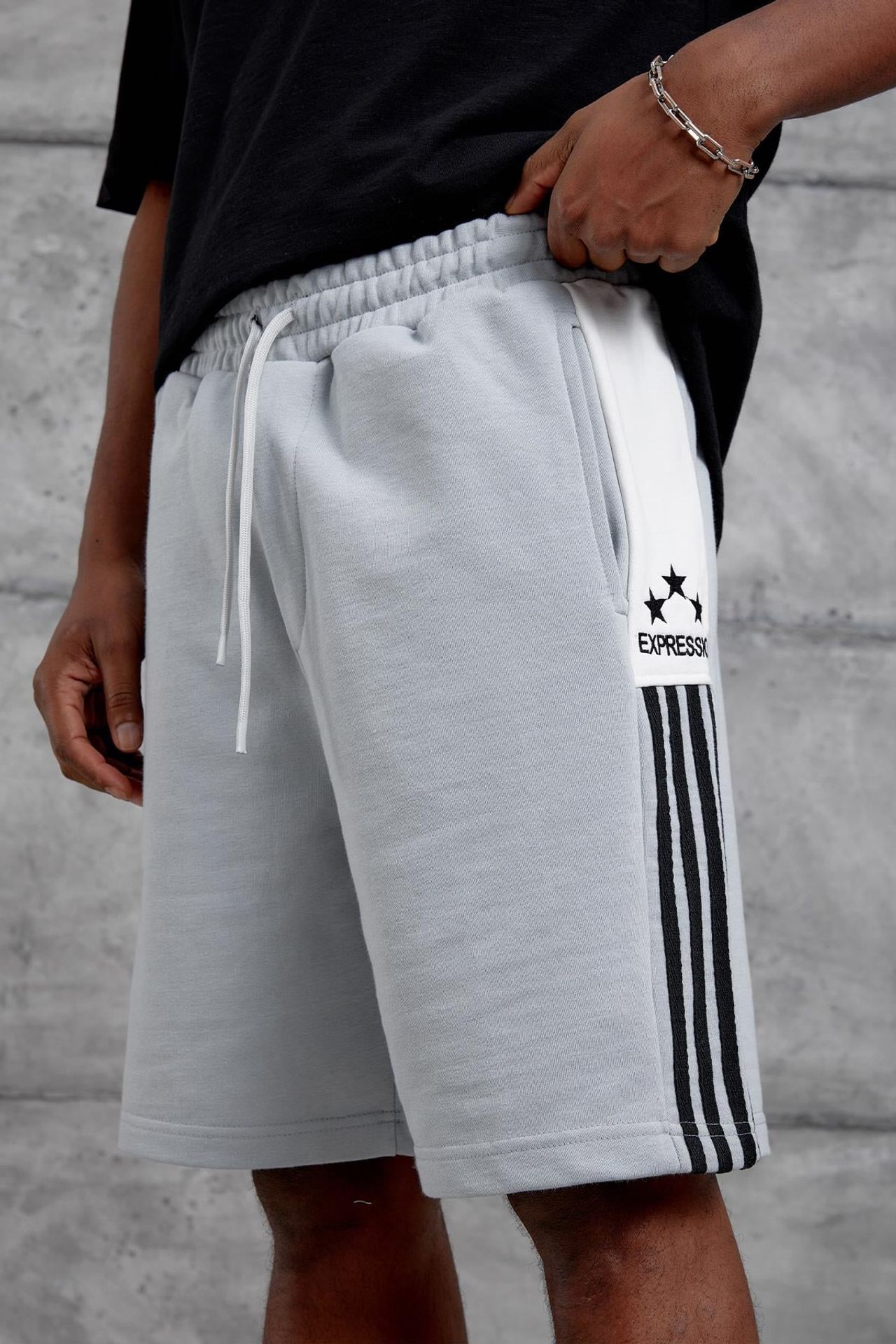 NOMARC Oversize Düz Paça Sweat Şort 2