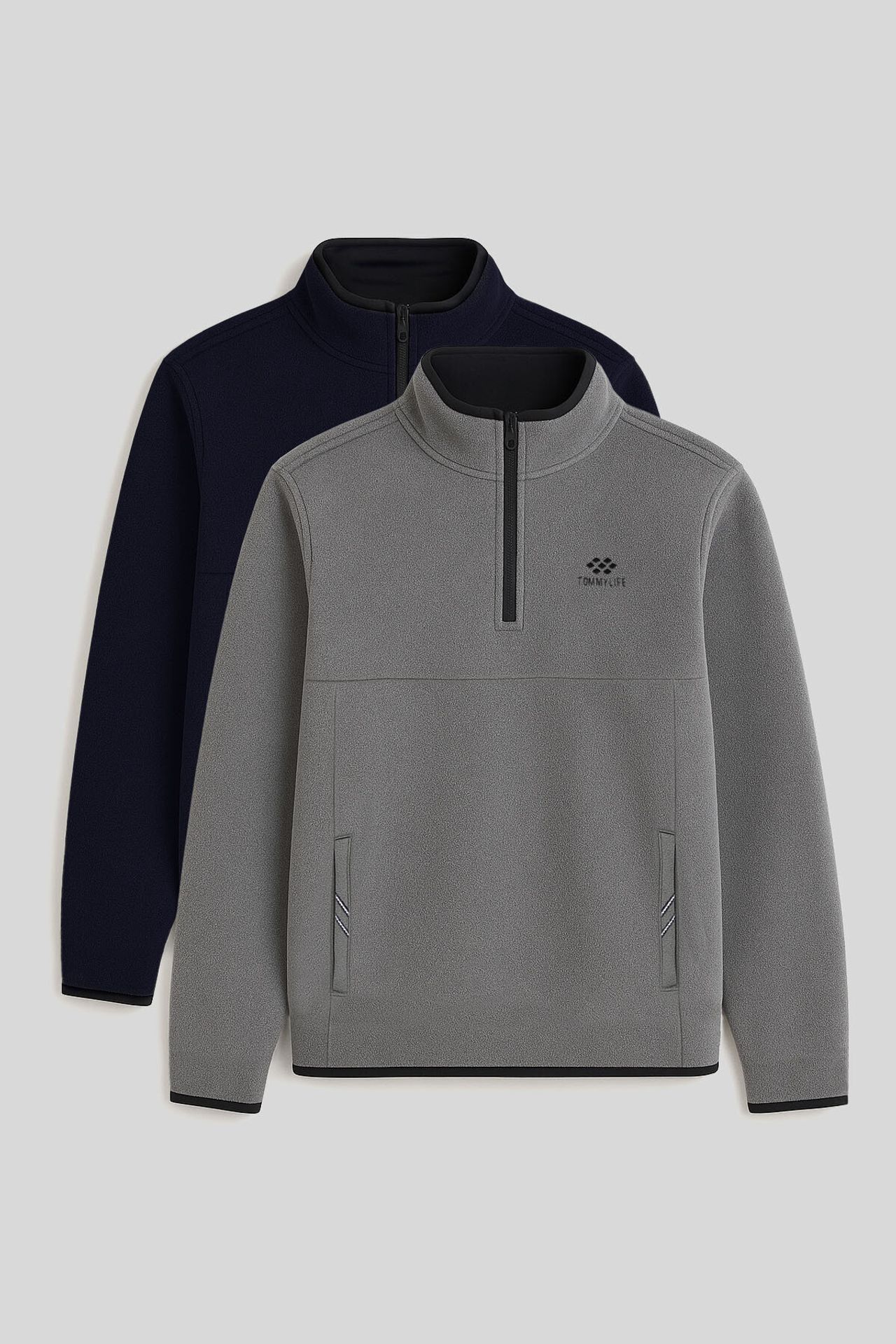 TOMMY Men's Half-Zip Plush Sweatshirt 1