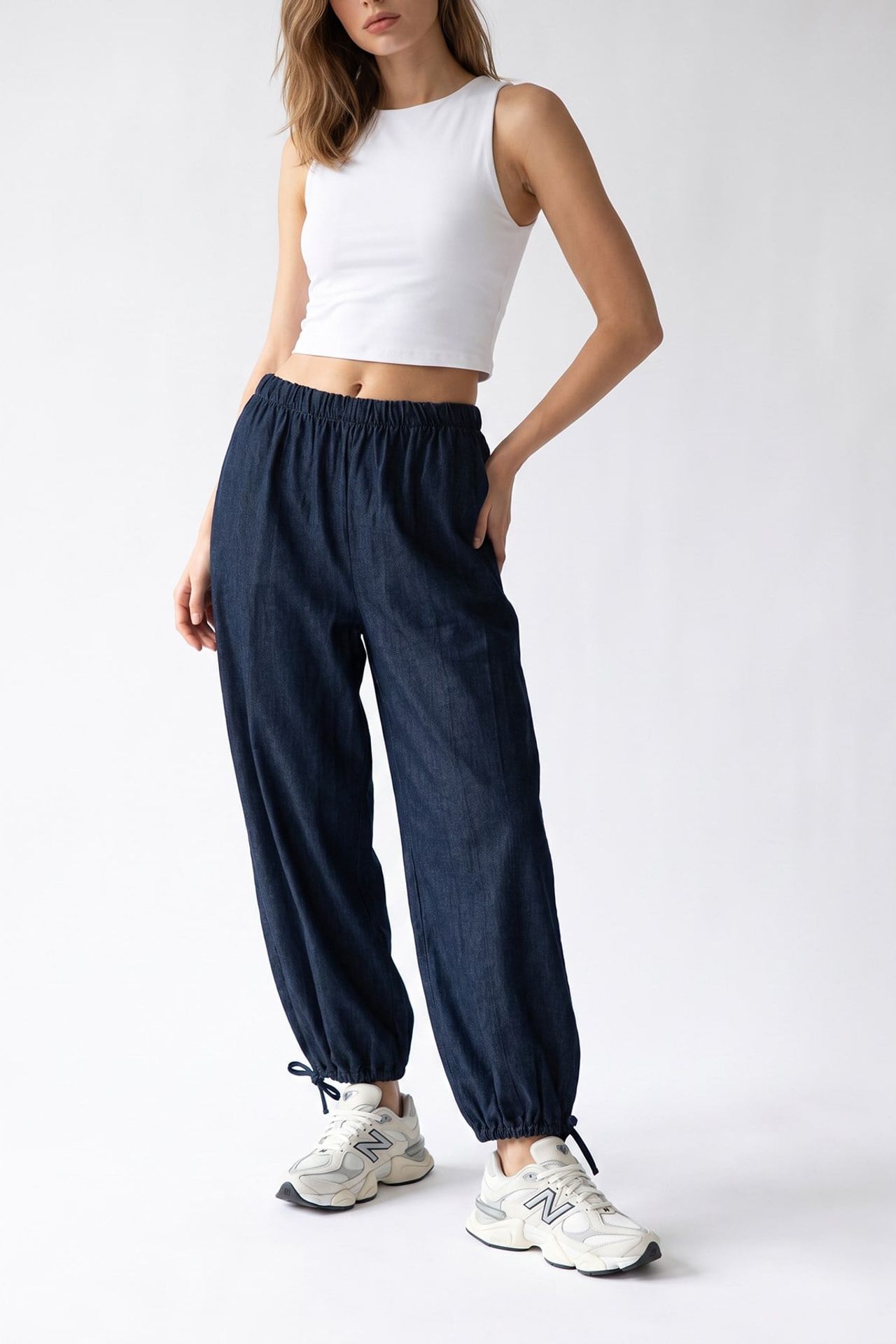 MIXRAY Tencel Straight-Leg Pants 2