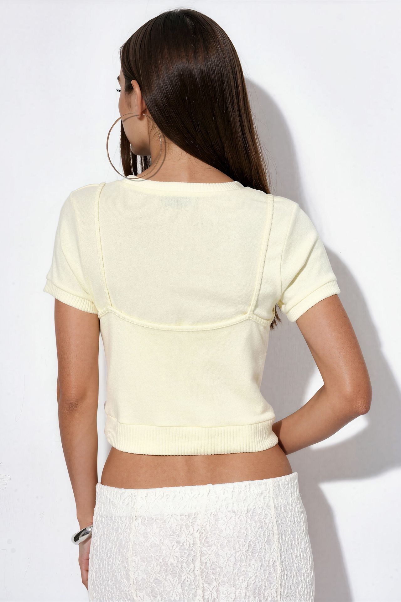 BUSEM Women's Ribbed Crop Top 3