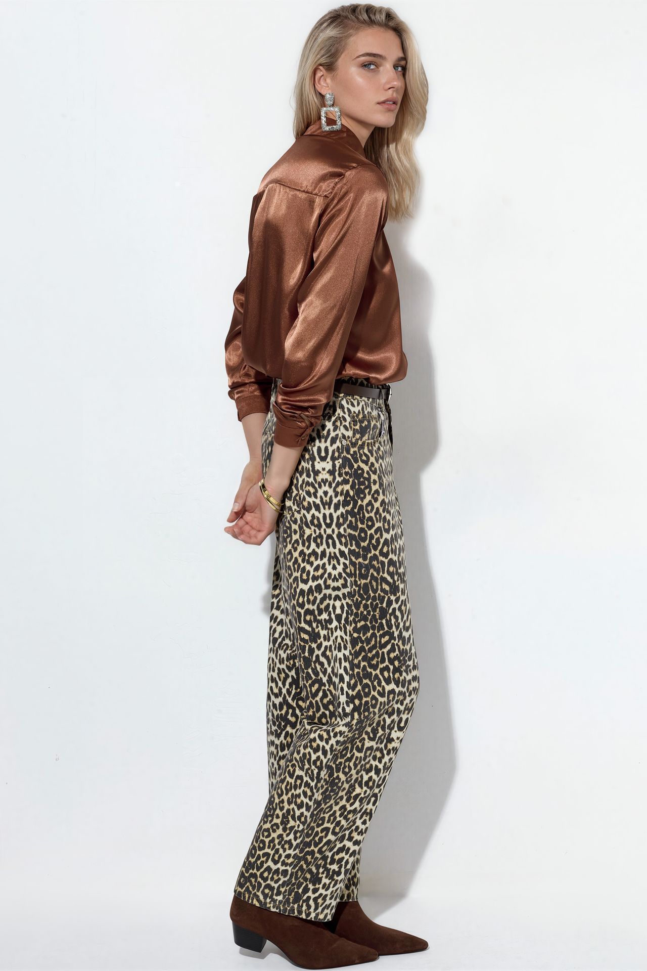 BDART Satin Woven Button Shirt 2
