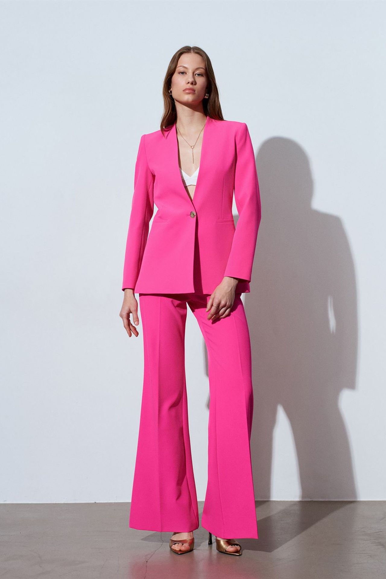DILVIN High-waist Flare Trousers 2