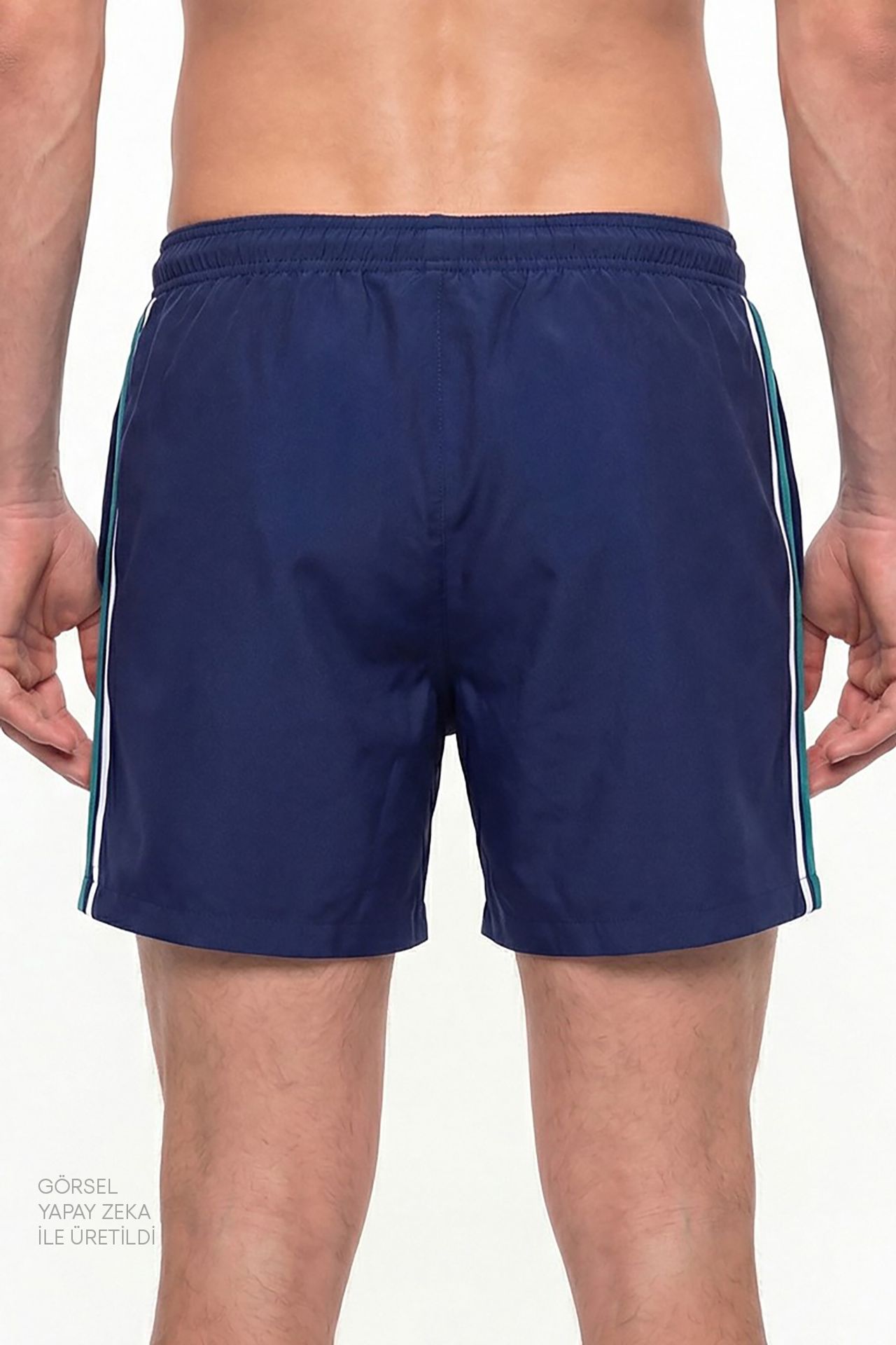 PENTI Men's Retro Tennis Swim Shorts 2