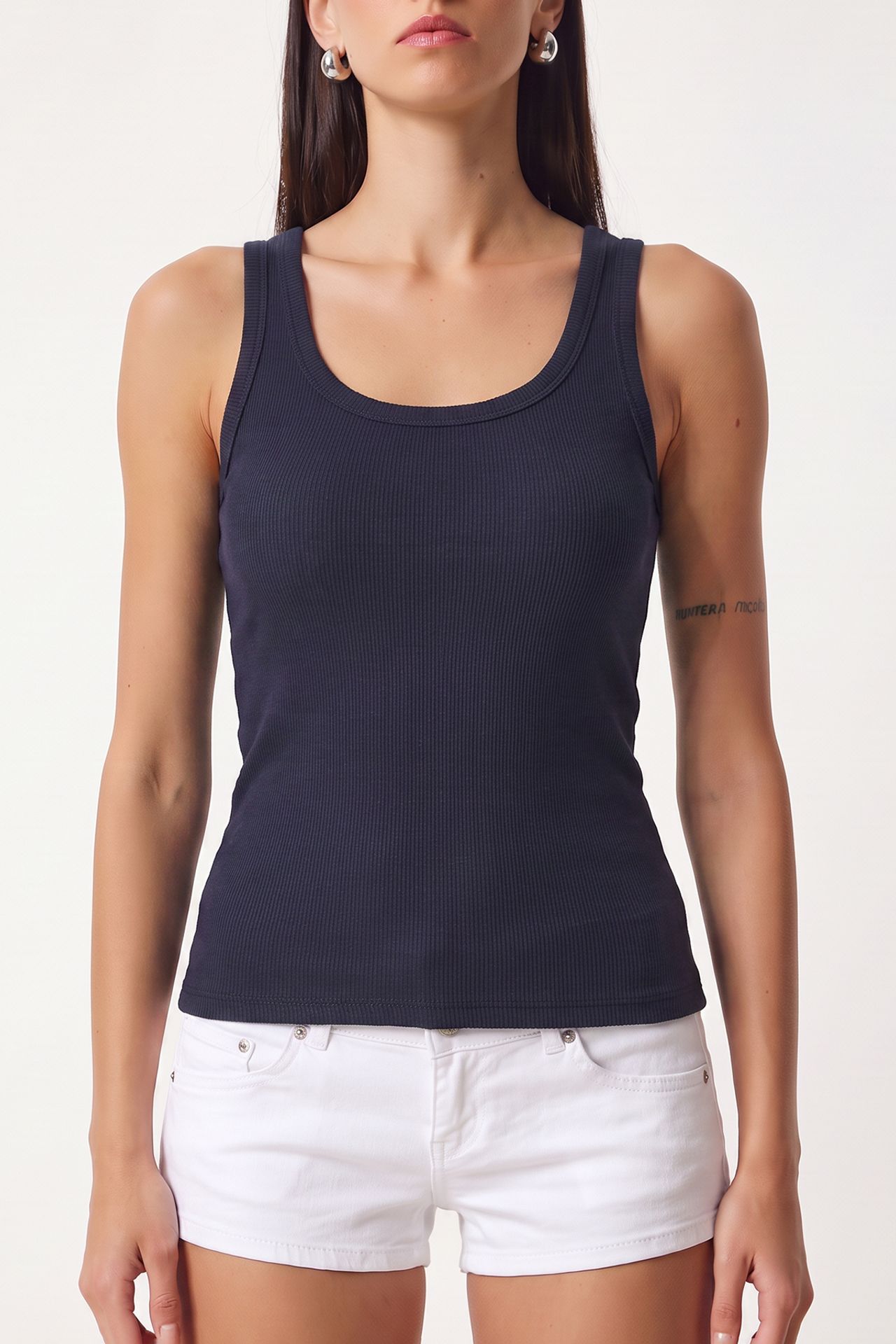 ISTANBUL 3-Pack Ribbed Cotton Cami Tops 5