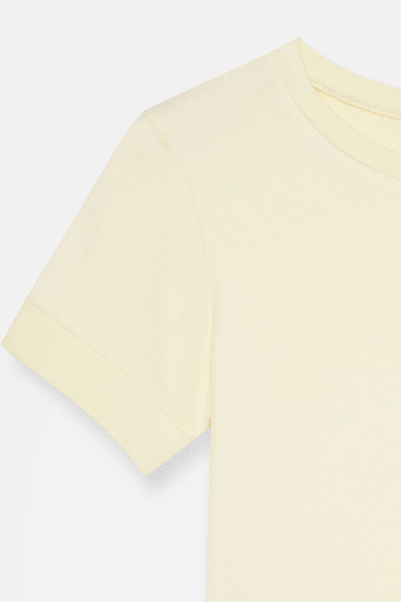 DILVIN Kadın Slim Fit Bisiklet Yaka Tişört 7