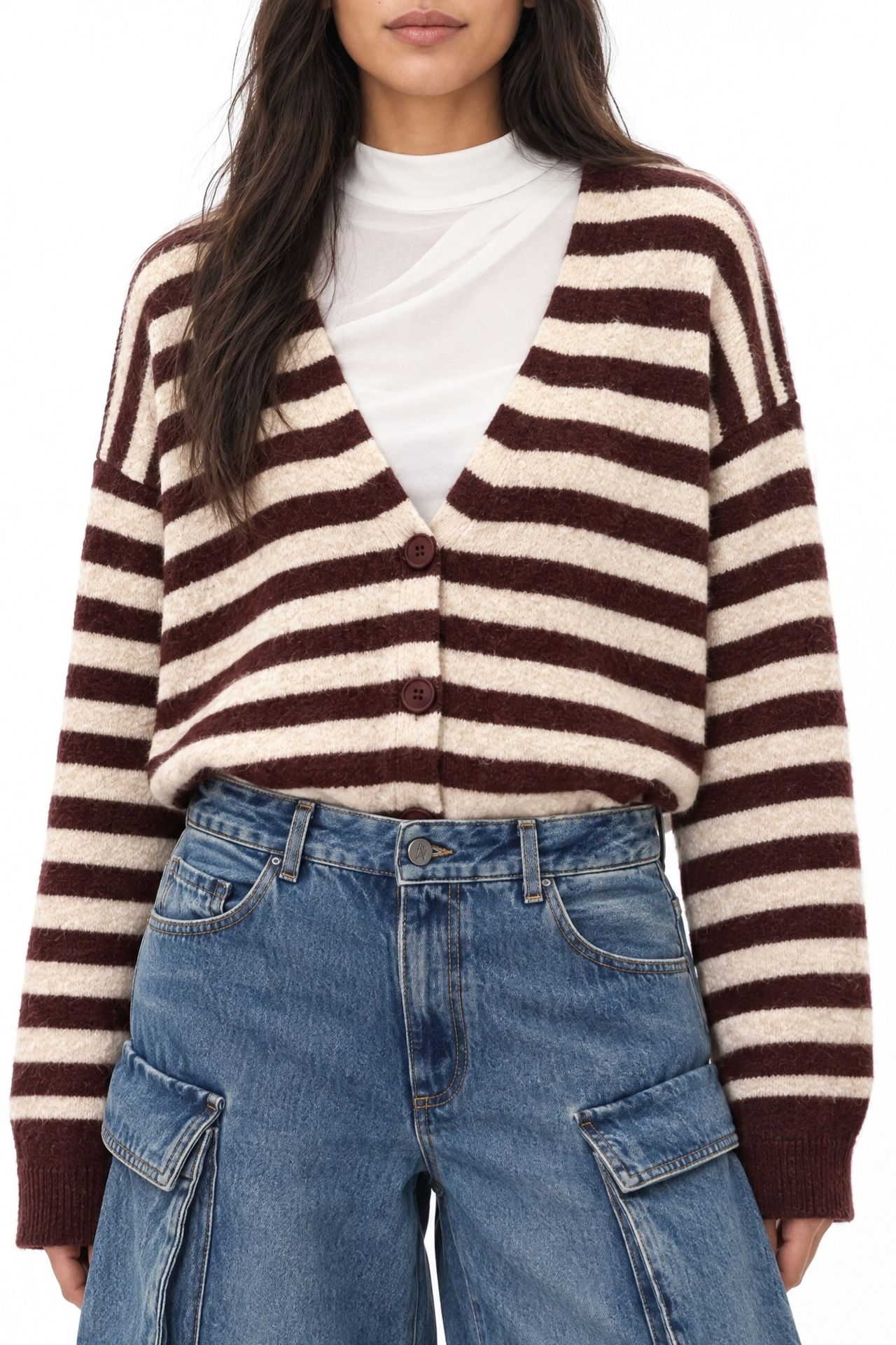 MIXRAY Cotton Blend Cardigan 4
