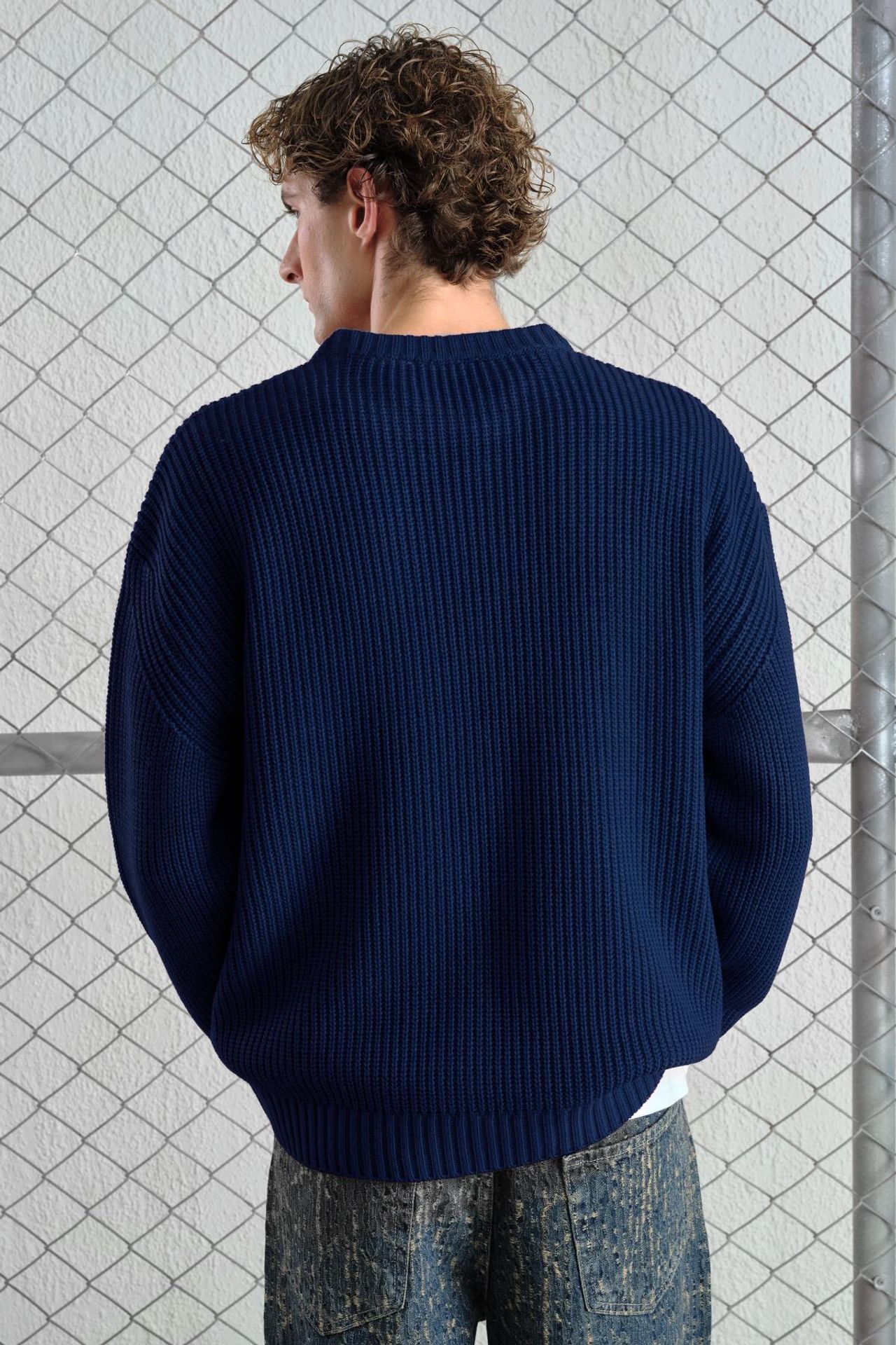 GIESTO Ribbed Crew Neck Sweater 3
