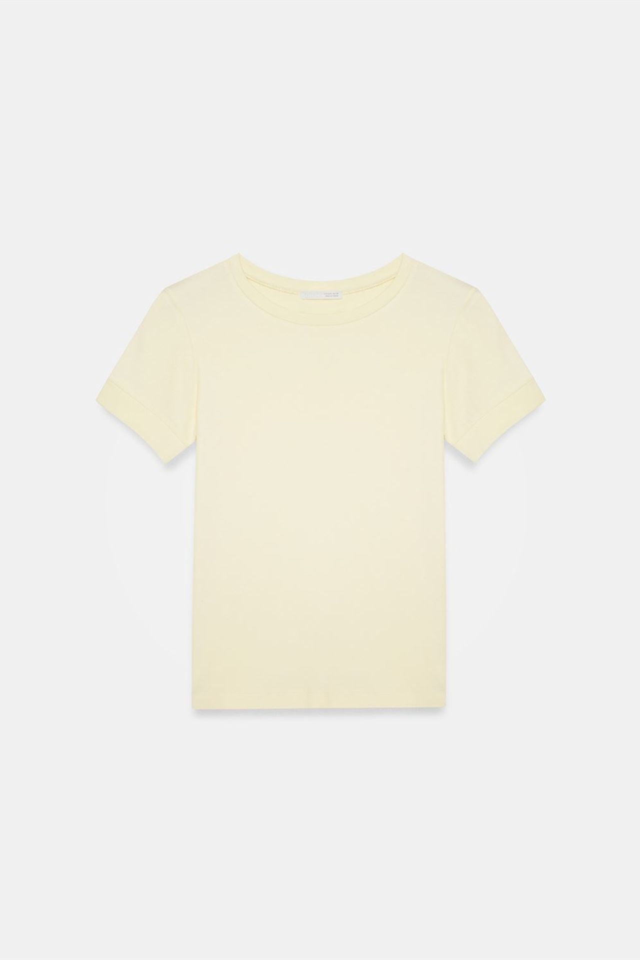 DILVIN Kadın Slim Fit Bisiklet Yaka Tişört 5