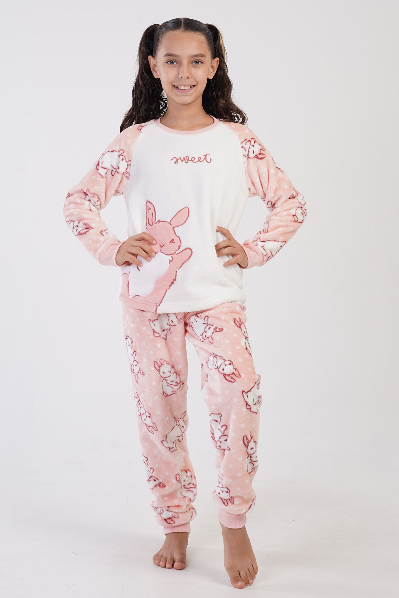 YAKE İki Parçalı Baskılı Pijama Takımı 2