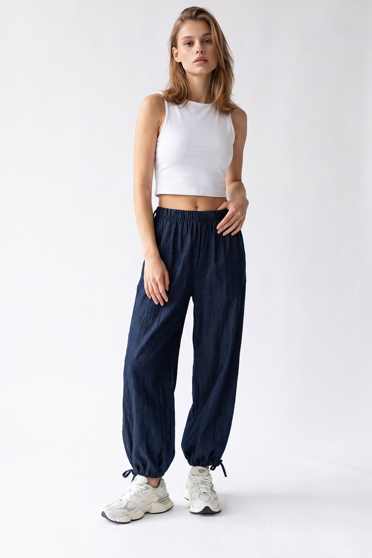 MIXRAY Tencel Straight-Leg Pants 5