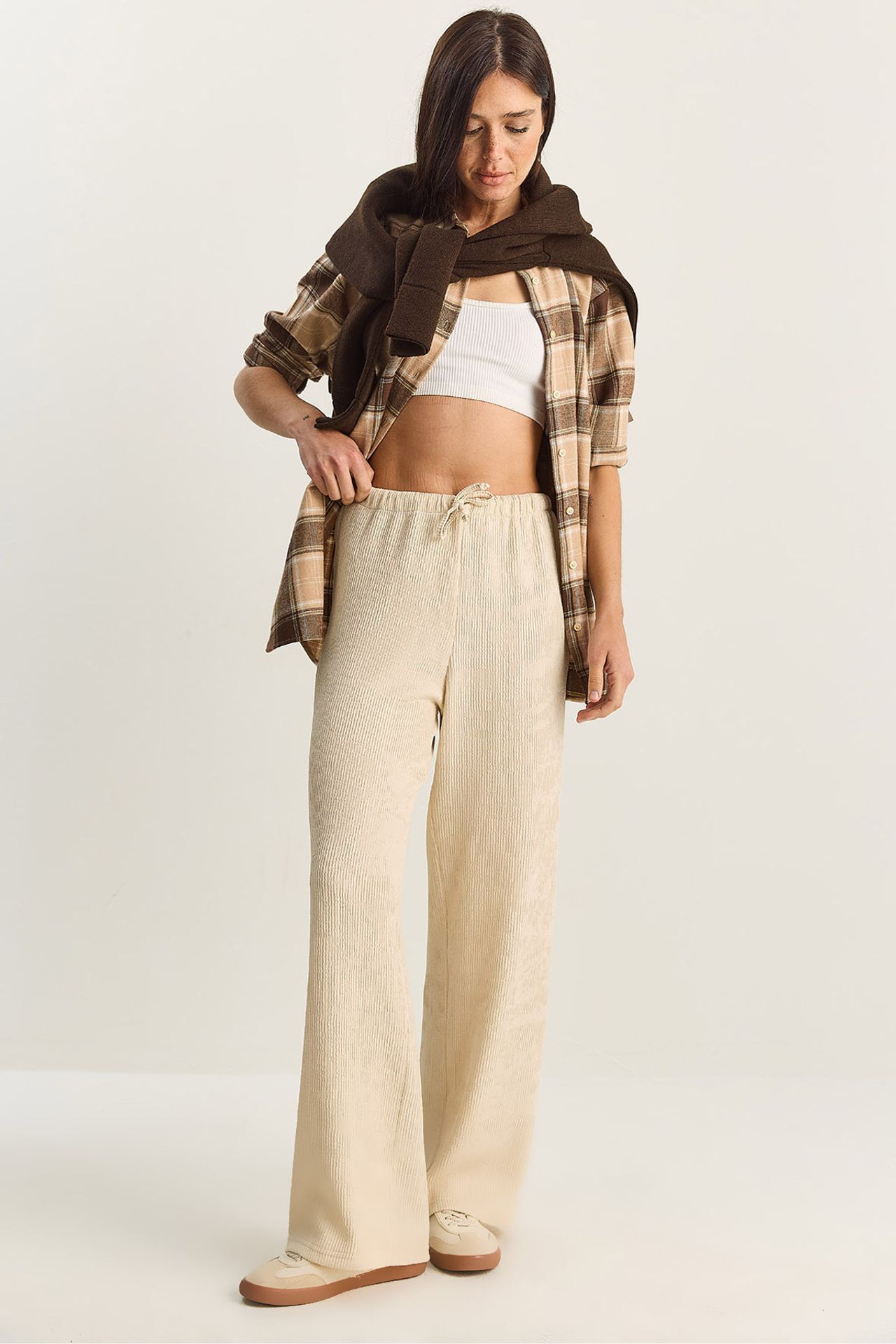 LUCCI High Waist Wide Leg Pants 1