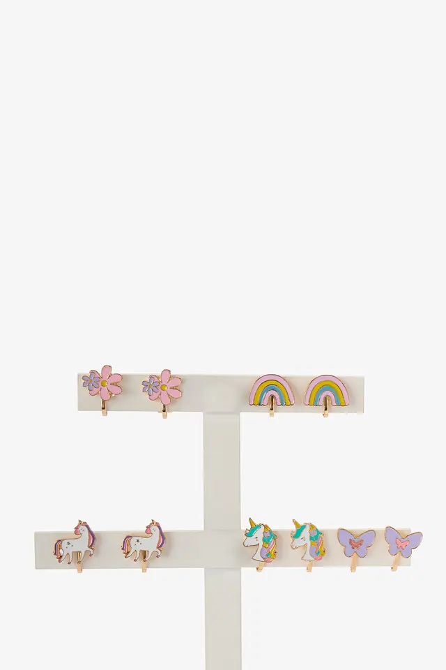 PENTI Girls' Unicorn Earrings Set