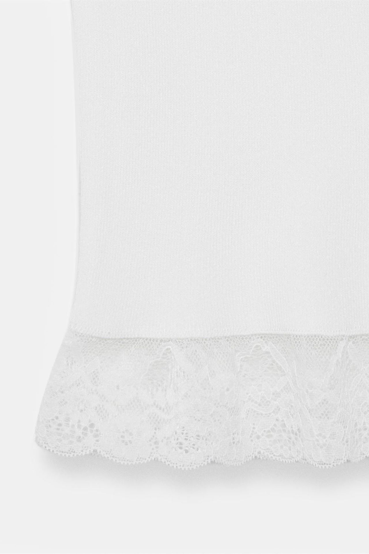 DILVIN Ribbed Lace Halterneck Blouse 7