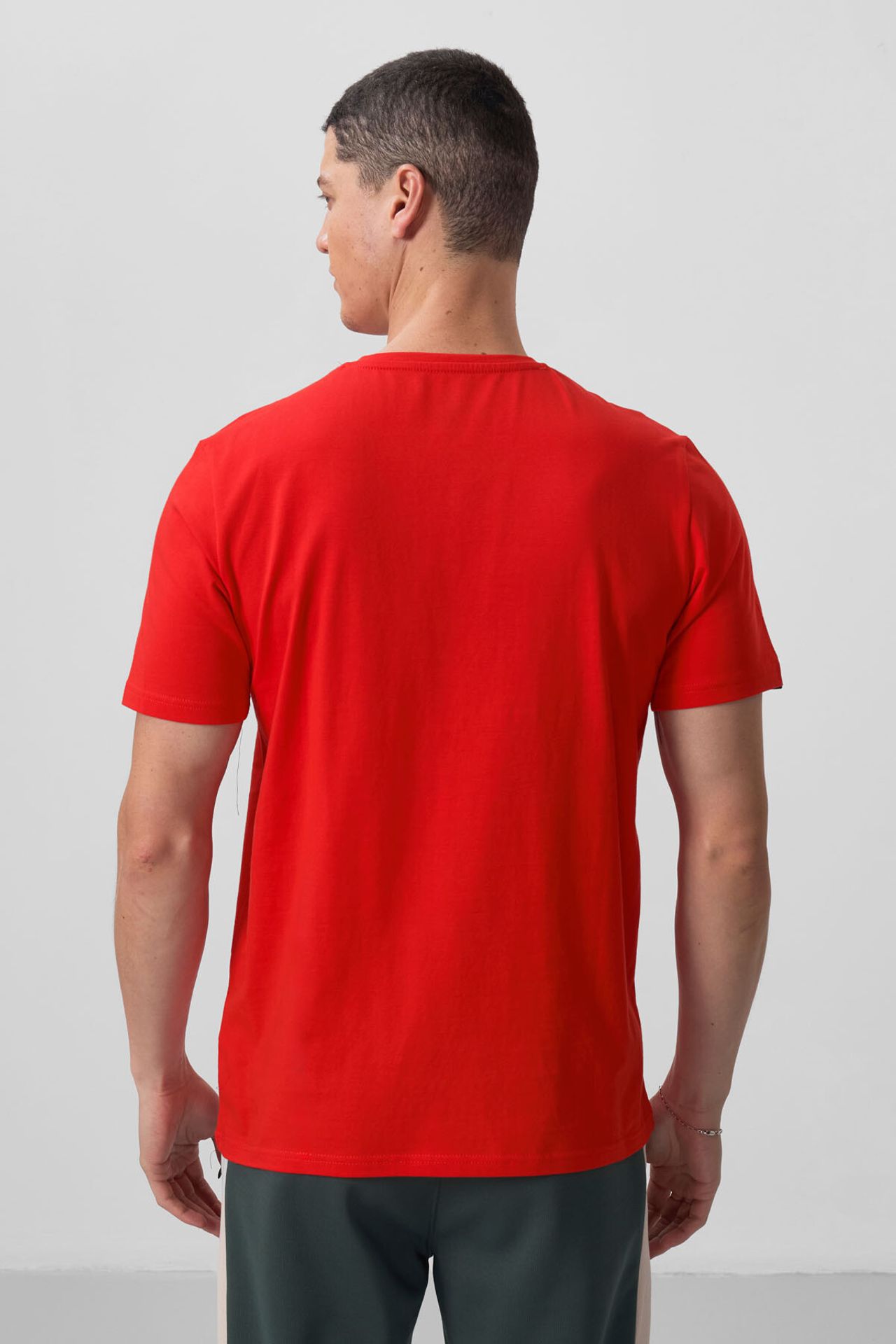 TOMMY Men's Cotton Elastane Crew Neck T-Shirt 6