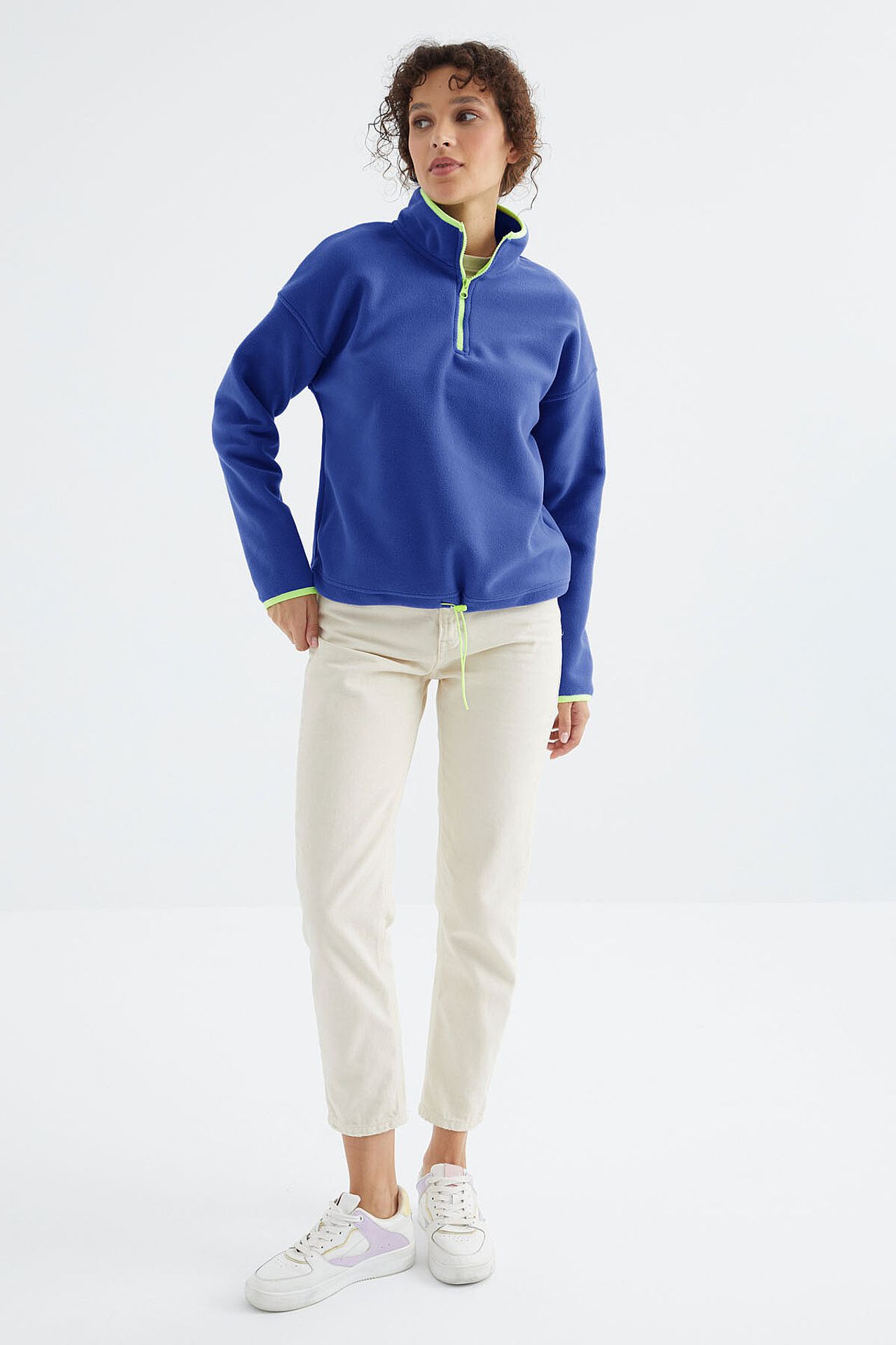 TOMMY Oversized Plush Half-zip Sweatshirt 2