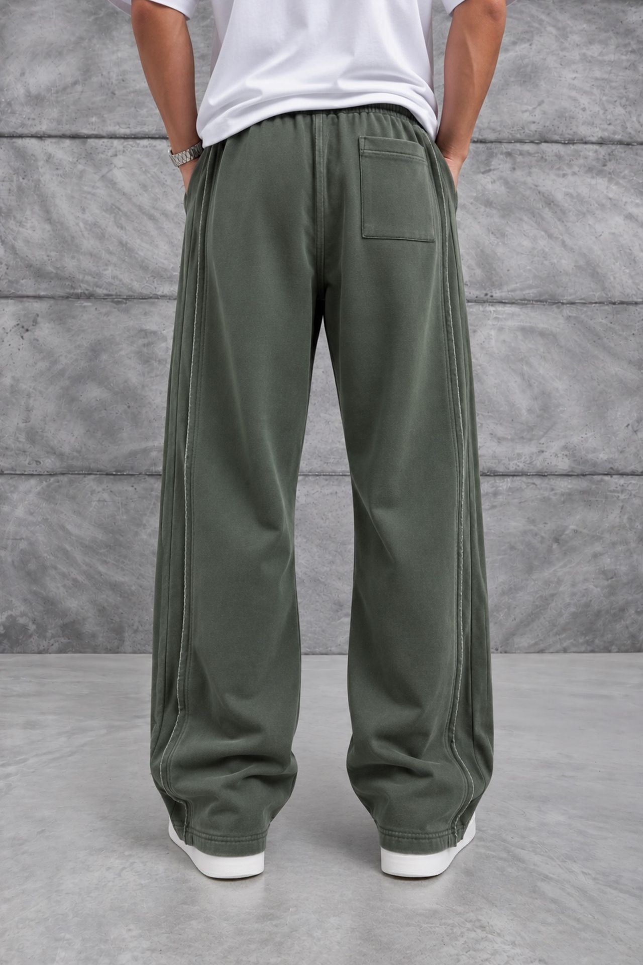 NOMARC Geniş Paça Bağcıklı Jogger 4