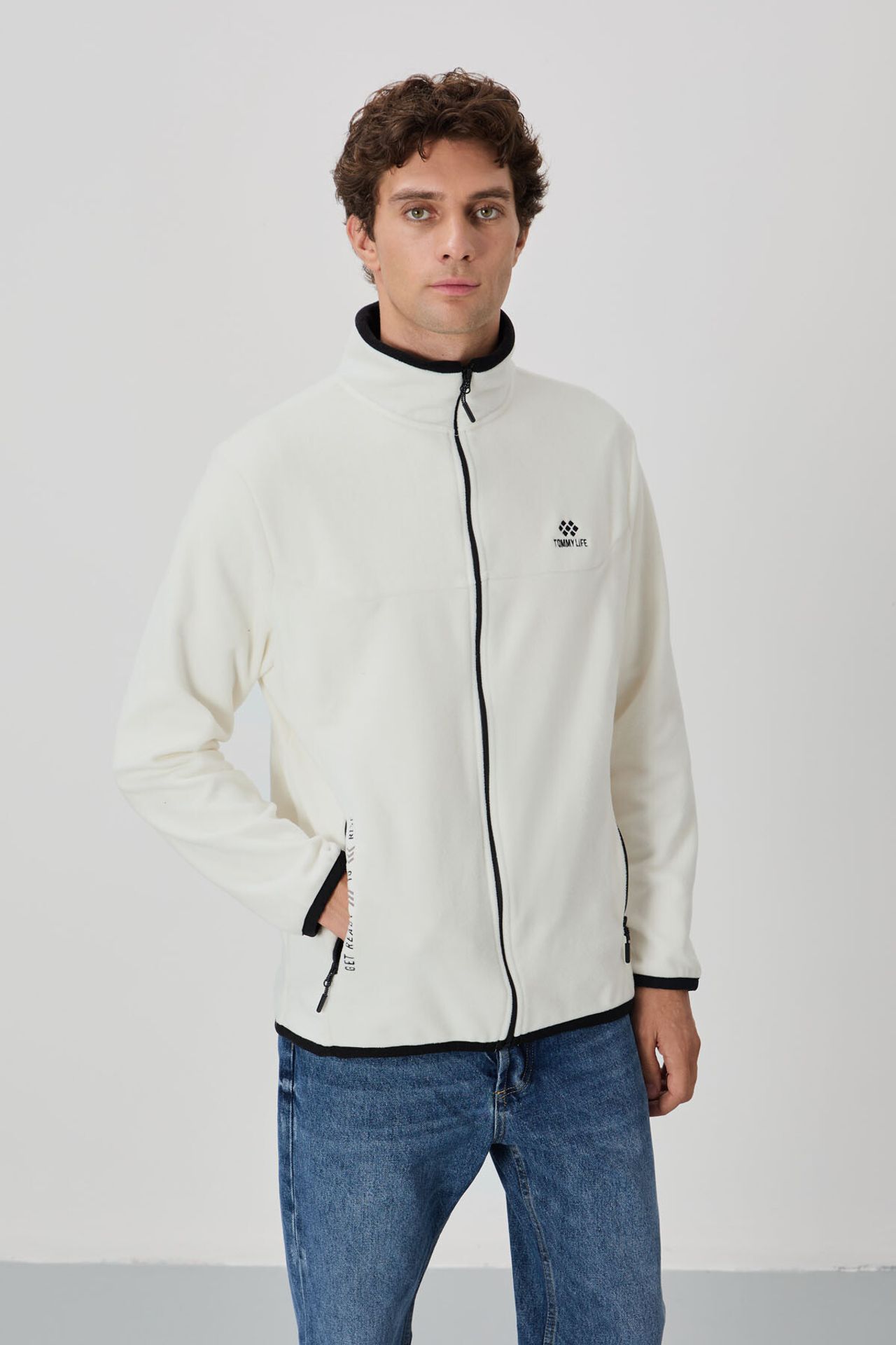TOMMY Men's Plush Zip-front Sweatshirt 1