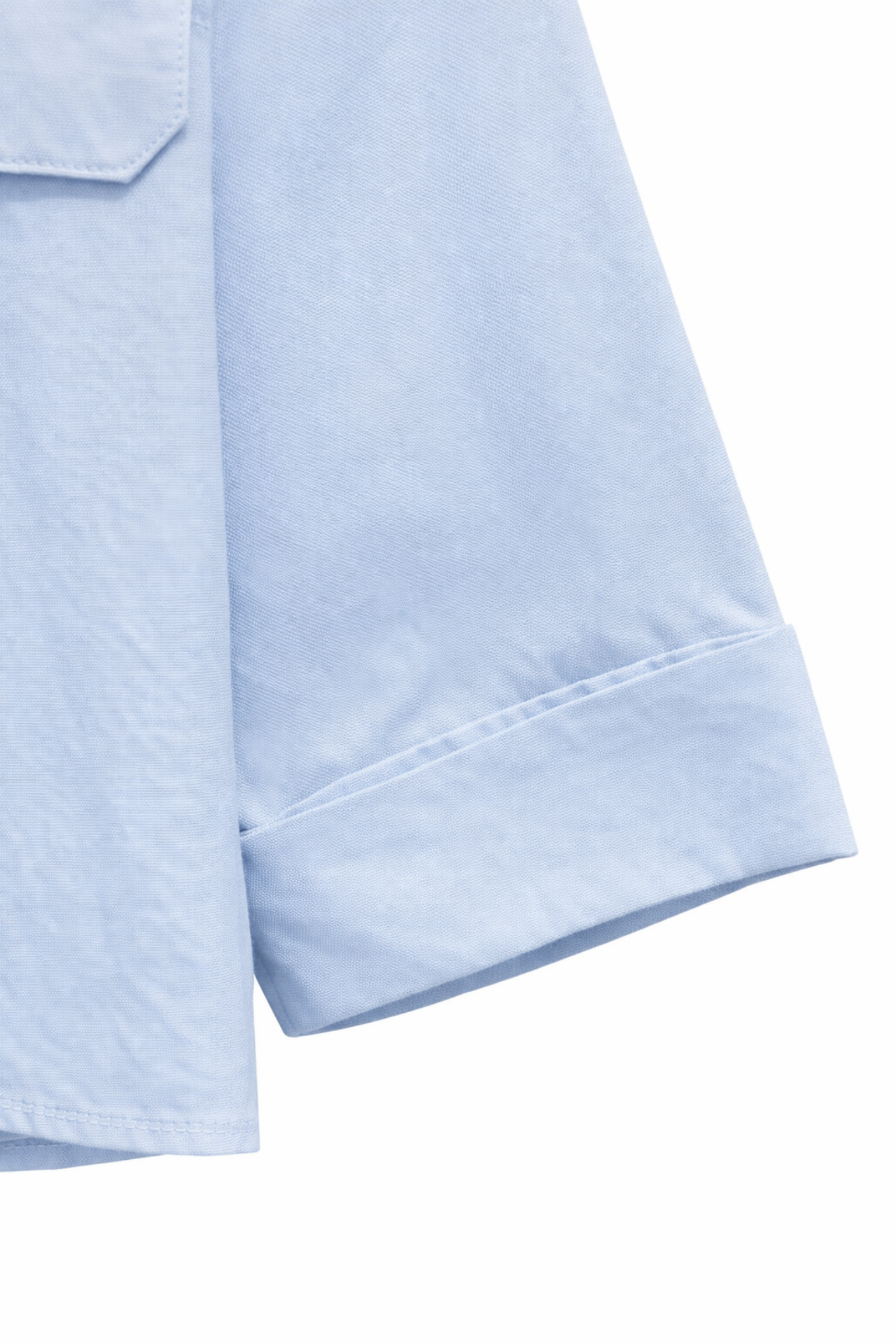 Mixray Short Sleeve Crop Poplin Shirt 3