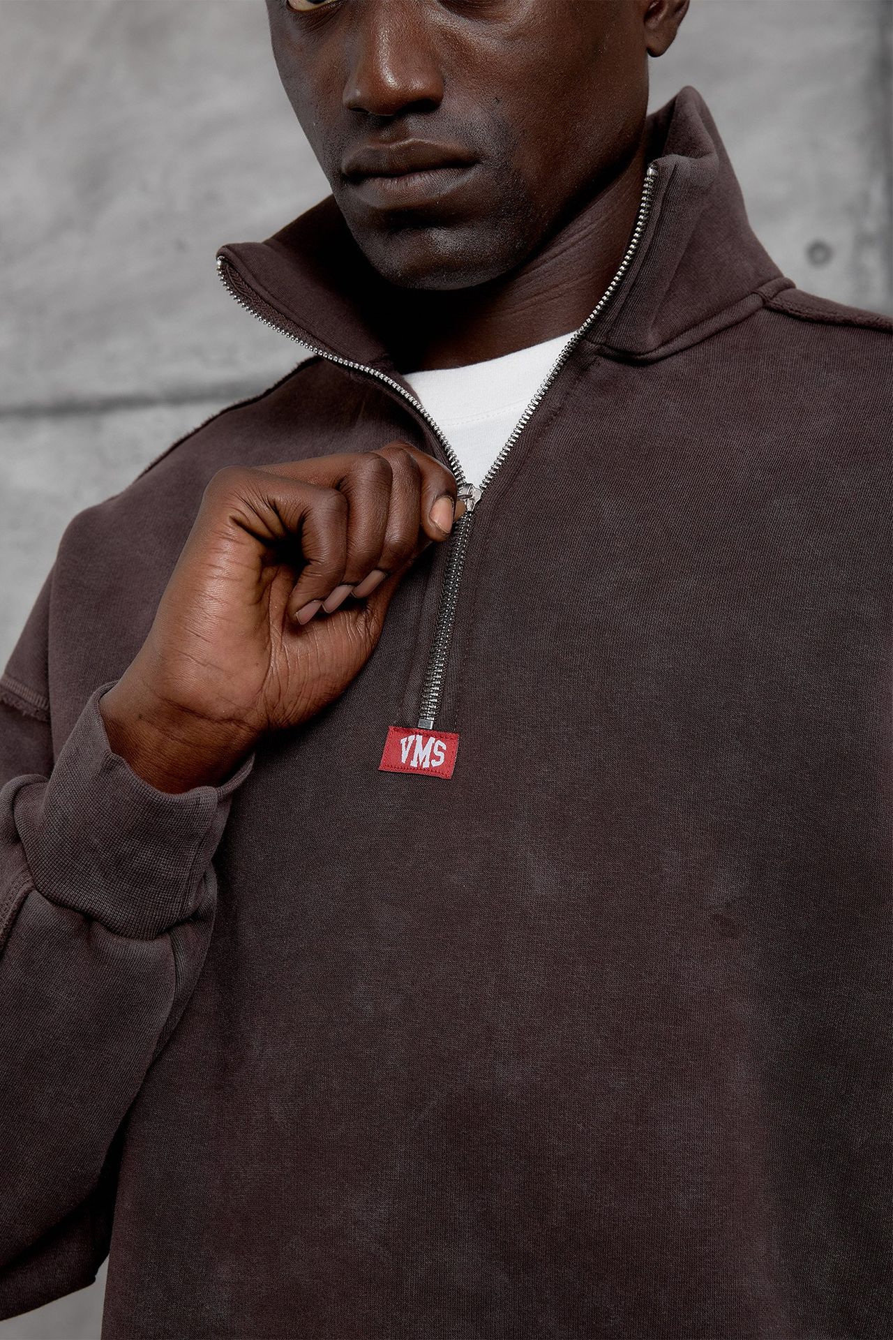 NOMARC Bol Kesim Yarım Fermuarlı Uzun Kollu Sweatshirt 3