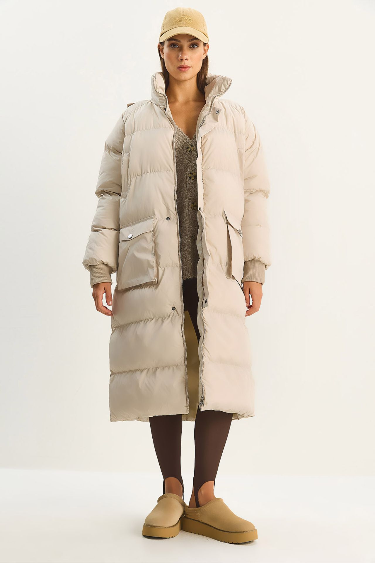 LUCCI Oversize Long Puffer Coat
