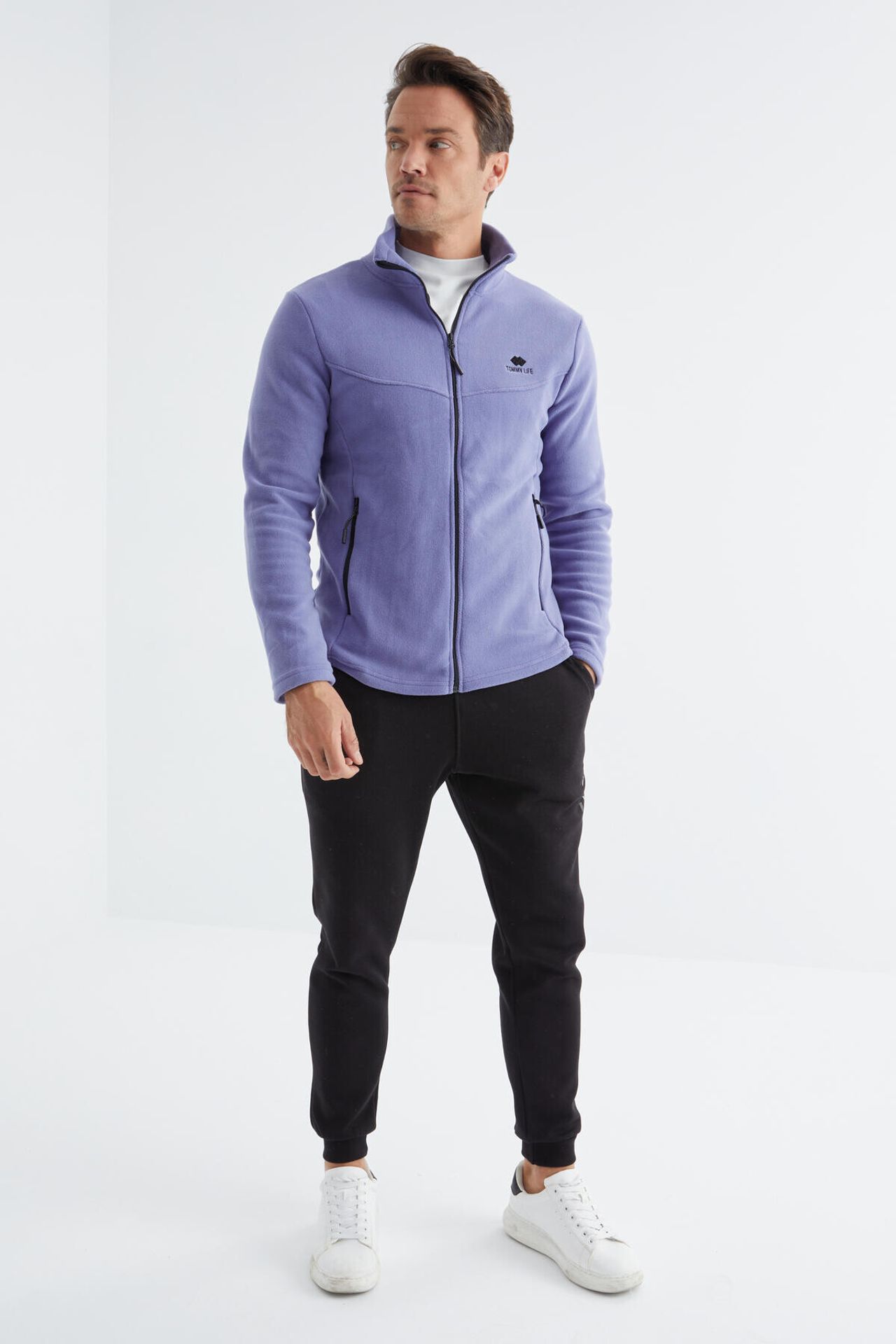 TOMMY Men's Plush Zip-Front Sweatshirt 2